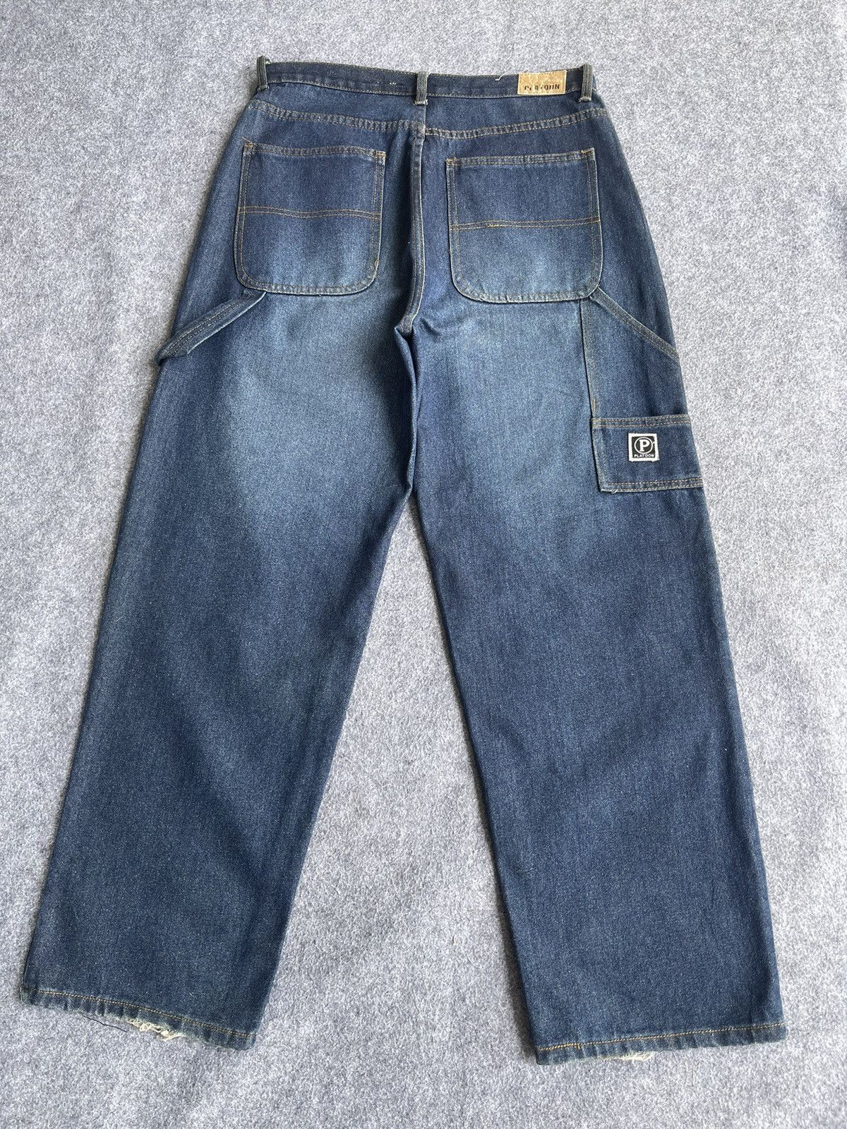 Jean Rare🔥Platoon Baggy Loose Fit Jeans Size US 33 - 1 Thumbnail