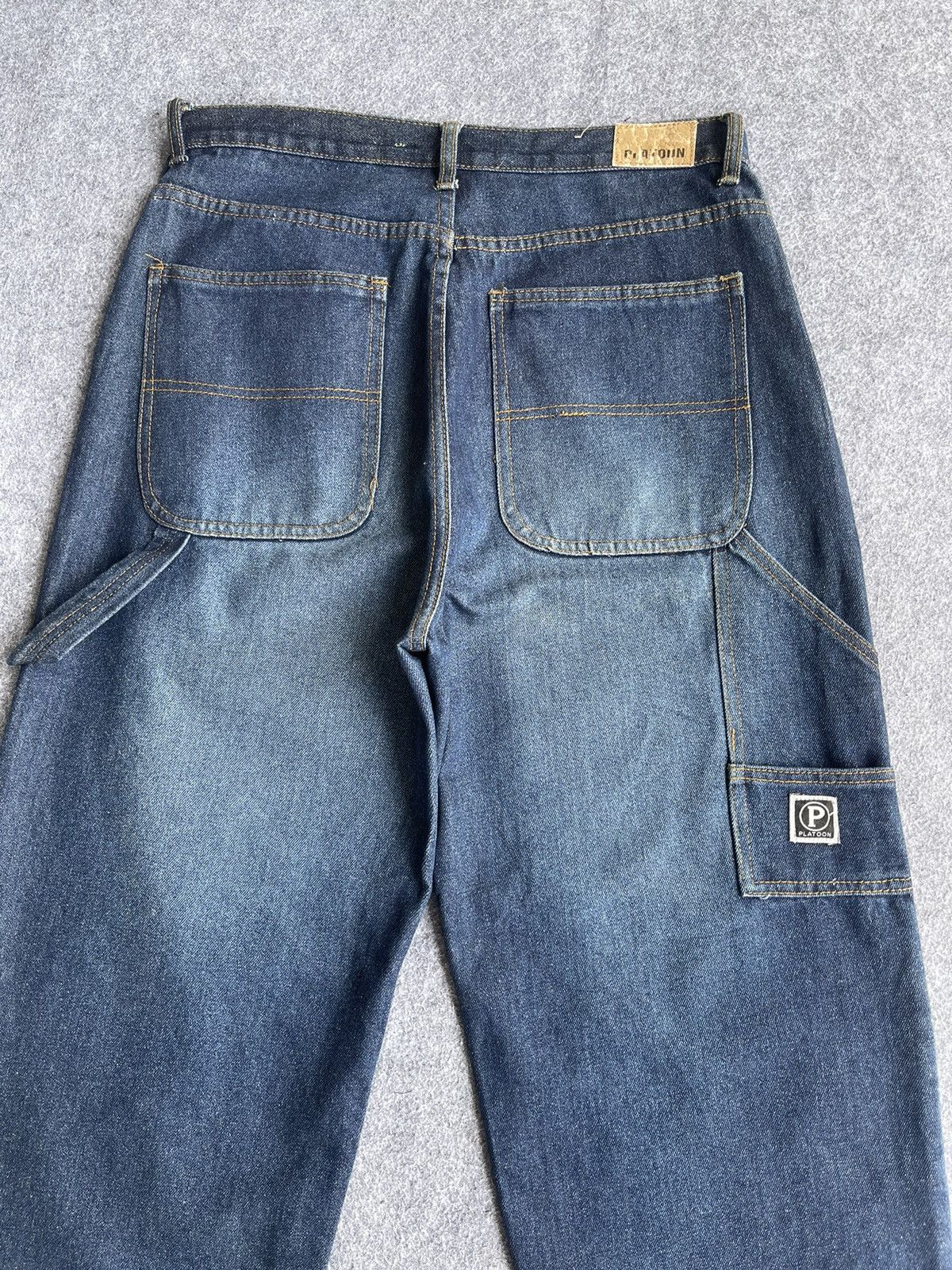 Jean Rare🔥Platoon Baggy Loose Fit Jeans Size US 33 - 5 Thumbnail