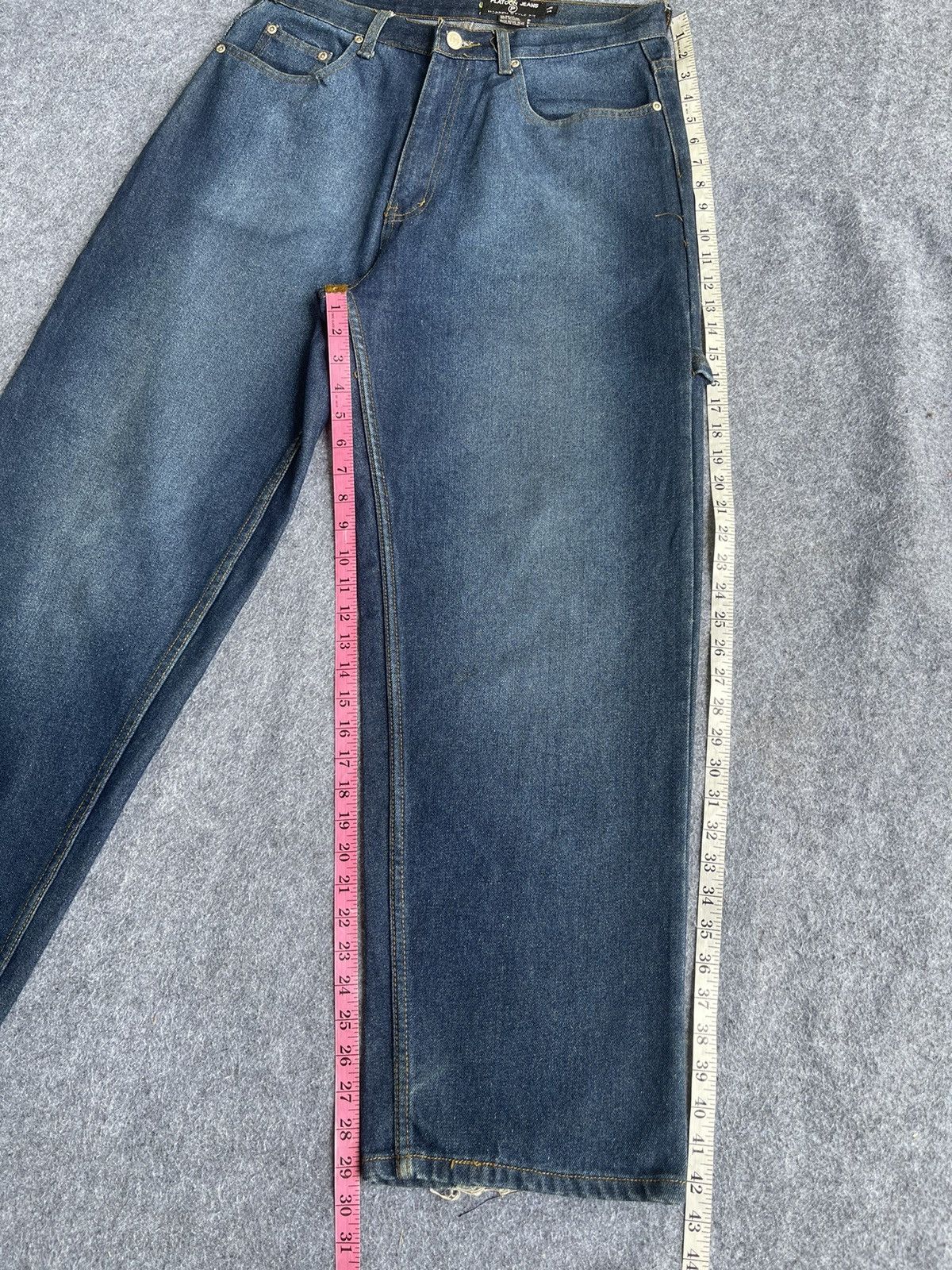 Jean Rare🔥Platoon Baggy Loose Fit Jeans Size US 33 - 12 Thumbnail