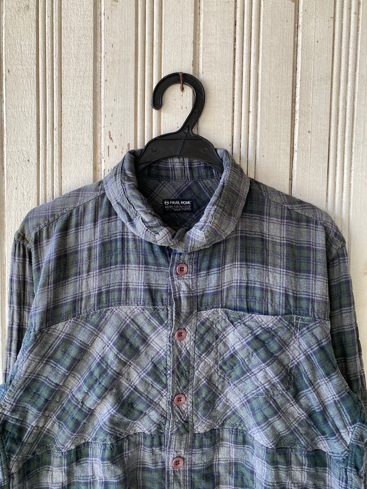 Vintage Vintage Final Home Flannel Shirt Button Ups Size US S / EU 44-46 / 1 - 3 Thumbnail
