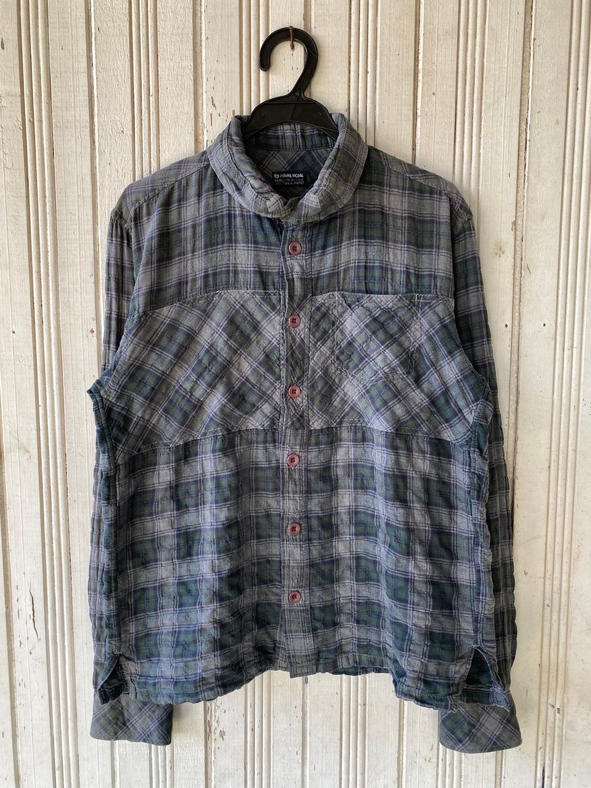 Vintage Vintage Final Home Flannel Shirt Button Ups Size US S / EU 44-46 / 1 - 1 Preview