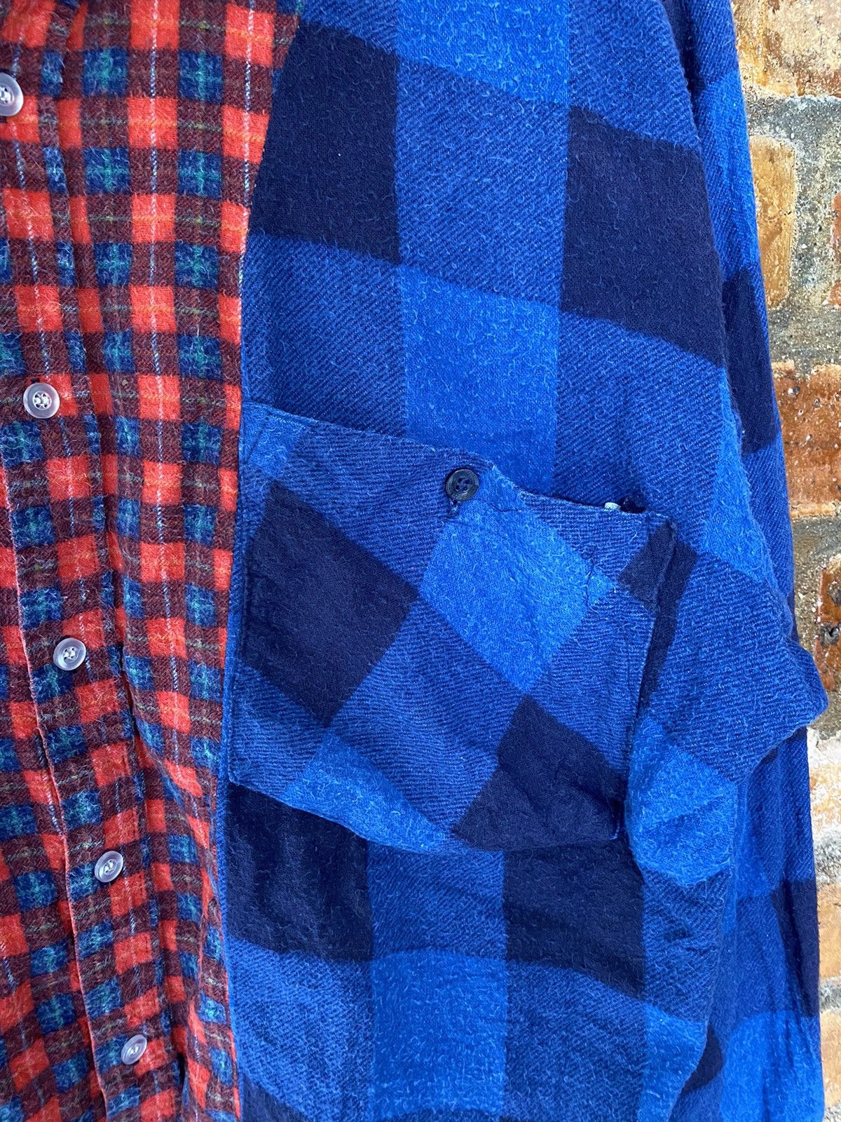 Needles × Nepenthes × Sonic Lab Vtg Sonic Lab rebuild cut flannel Size US L / EU 52-54 / 3 - 6 Thumbnail