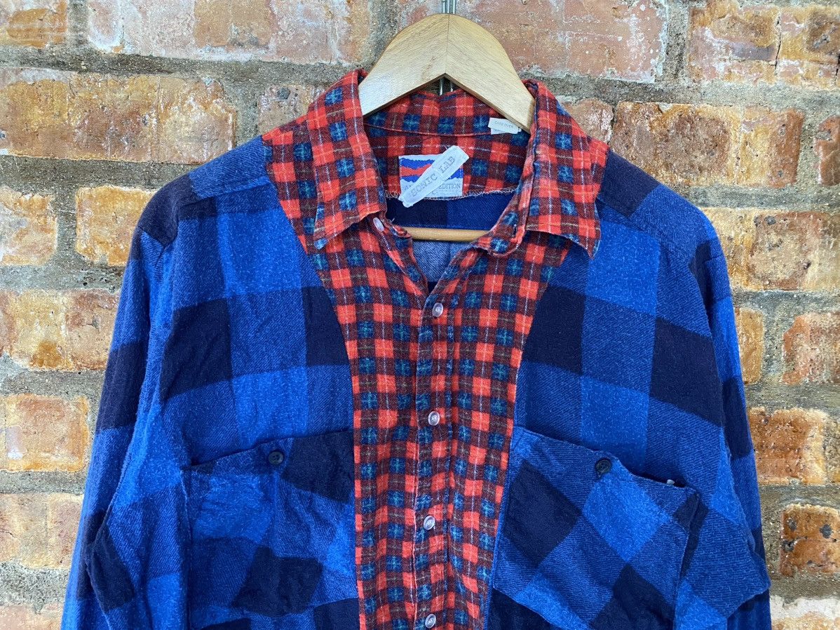 Needles × Nepenthes × Sonic Lab Vtg Sonic Lab rebuild cut flannel Size US L / EU 52-54 / 3 - 4 Thumbnail