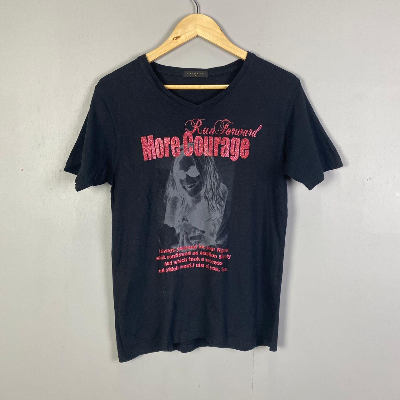 image of Vintage Japan Spinash Hysteric Style Tshirt in Black, Men's (Size Medium)
