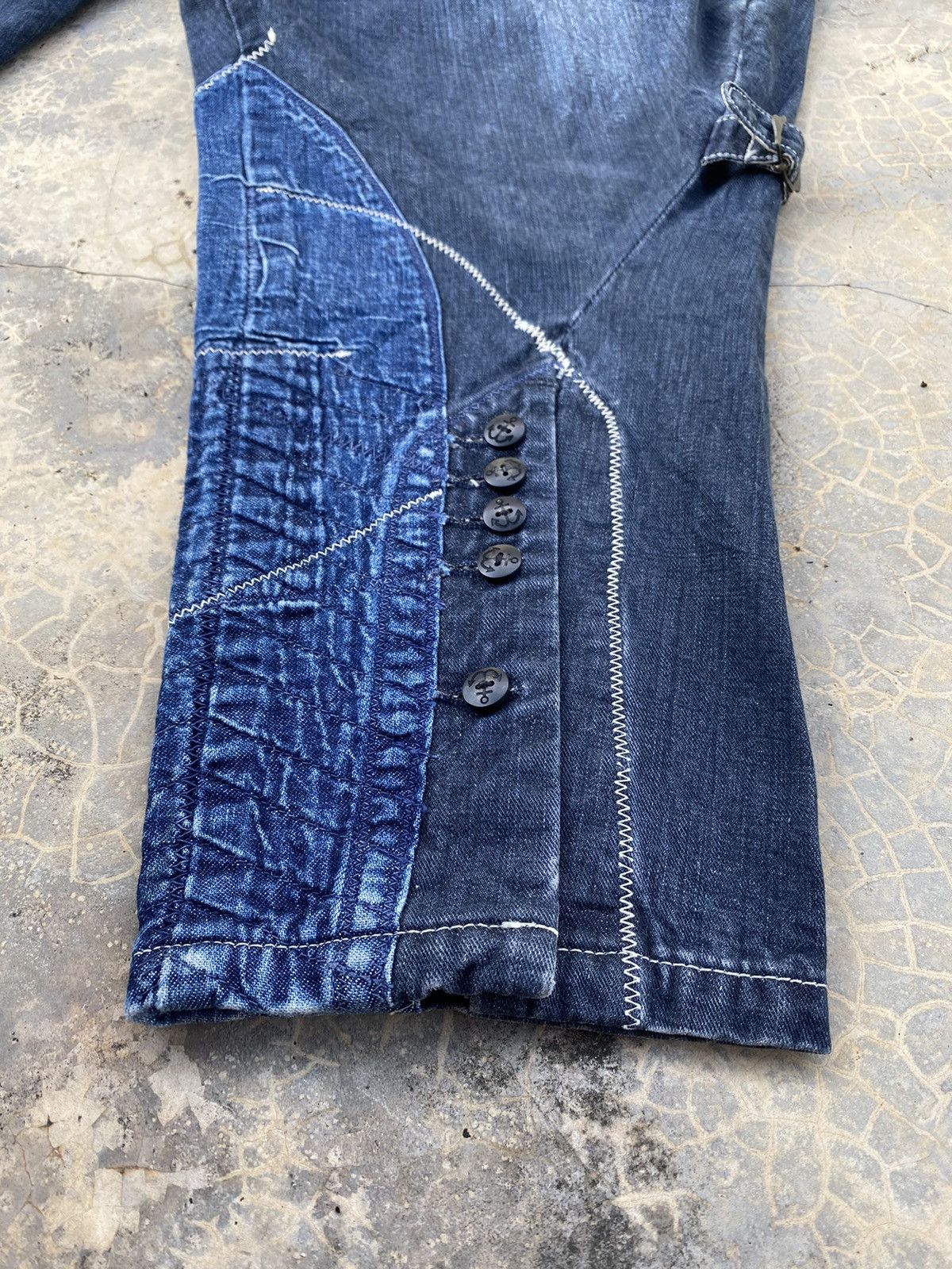 Kapital Kapital Blue Hands Ankle Pant Size US 30 / EU 46 - 3 Thumbnail