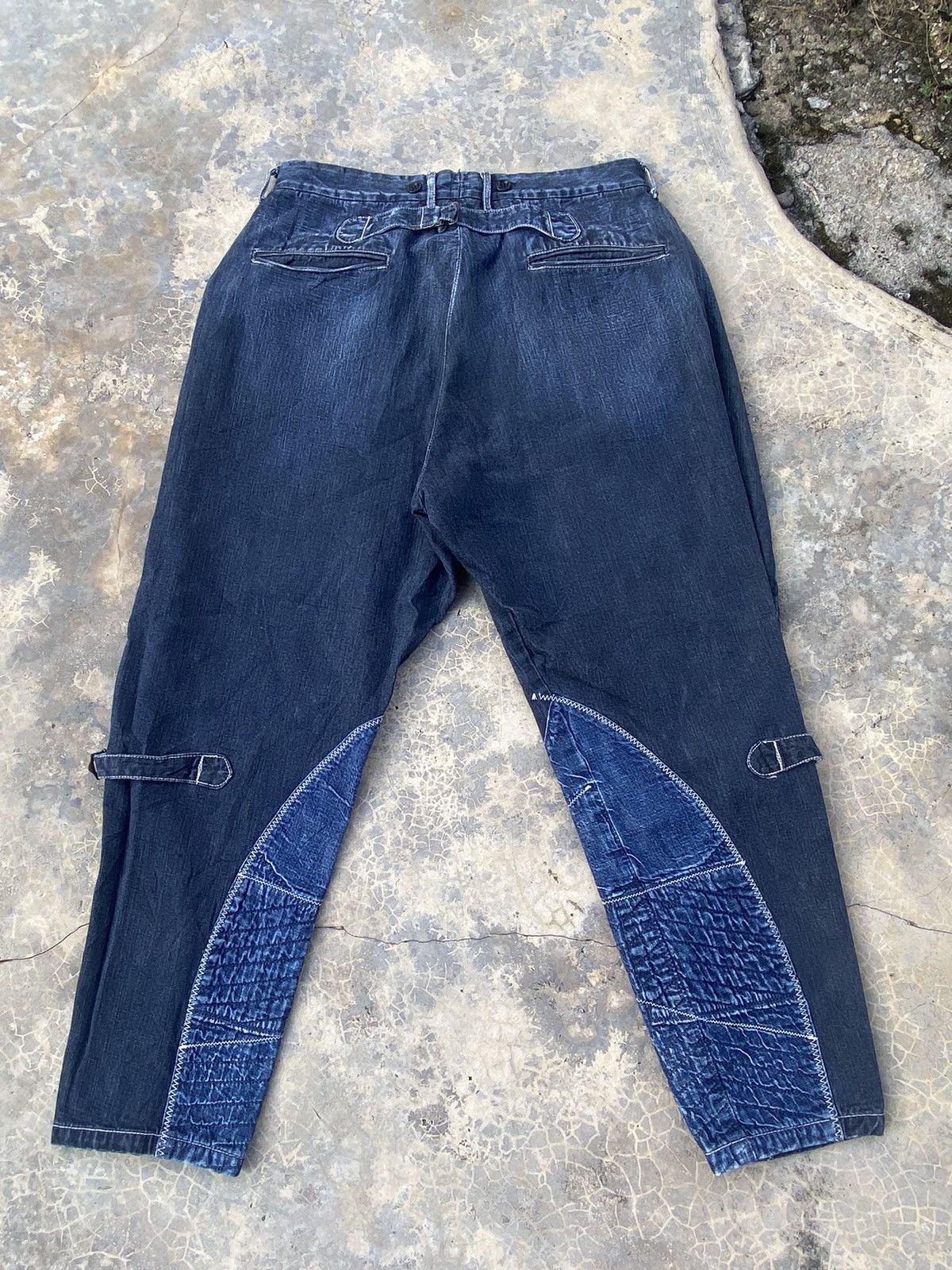 Kapital Kapital Blue Hands Ankle Pant Size US 30 / EU 46 - 2 Thumbnail