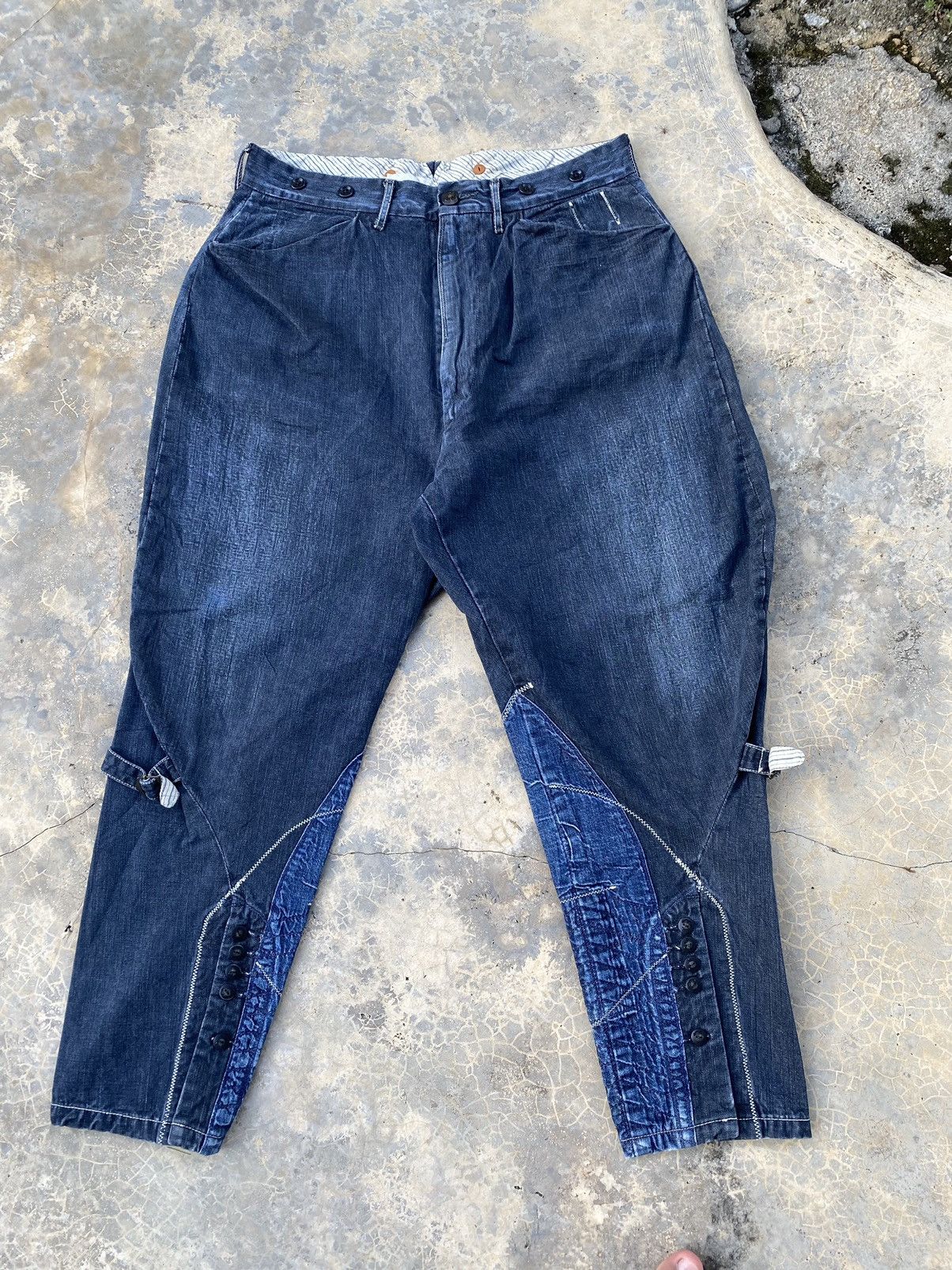 Kapital Blue Hands Ankle Pant