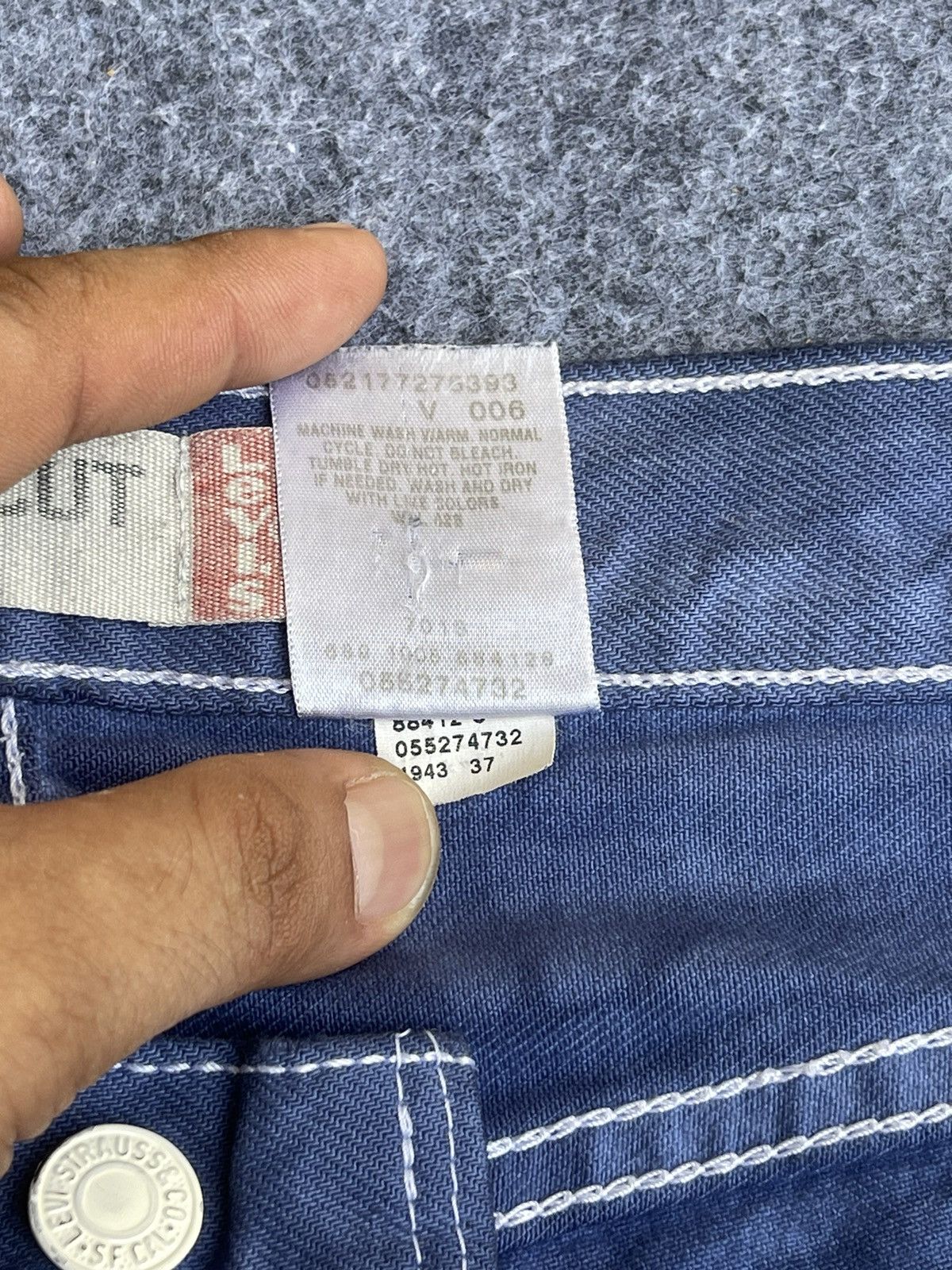 Levi's Vintage Clothing Rare🔥Vtg LEVI’S 527 Acid Wash Low Bootcut Jeans Size US 34 / EU 50 - 11 Thumbnail
