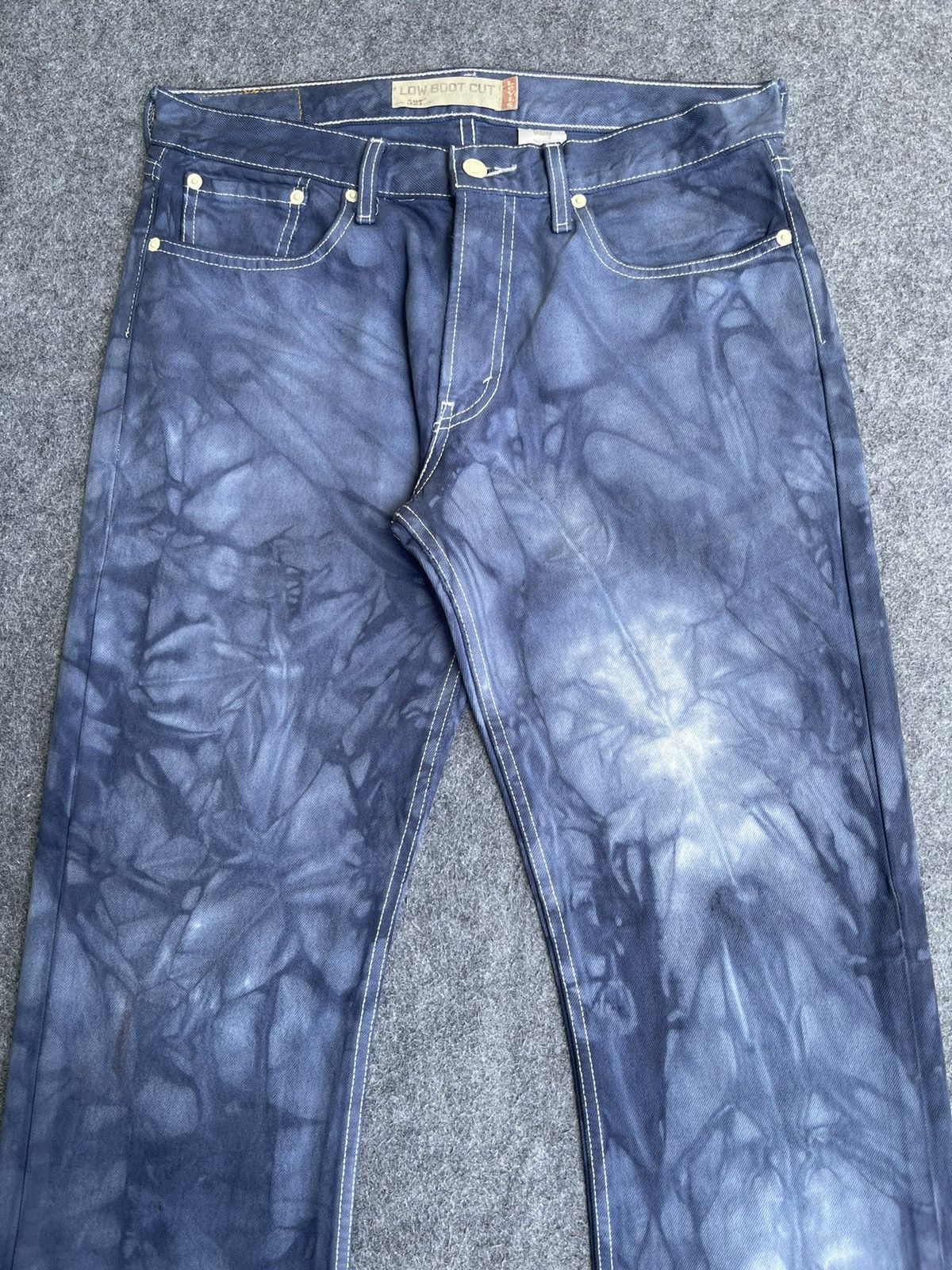 Levi's Vintage Clothing Rare🔥Vtg LEVI’S 527 Acid Wash Low Bootcut Jeans Size US 34 / EU 50 - 5 Thumbnail