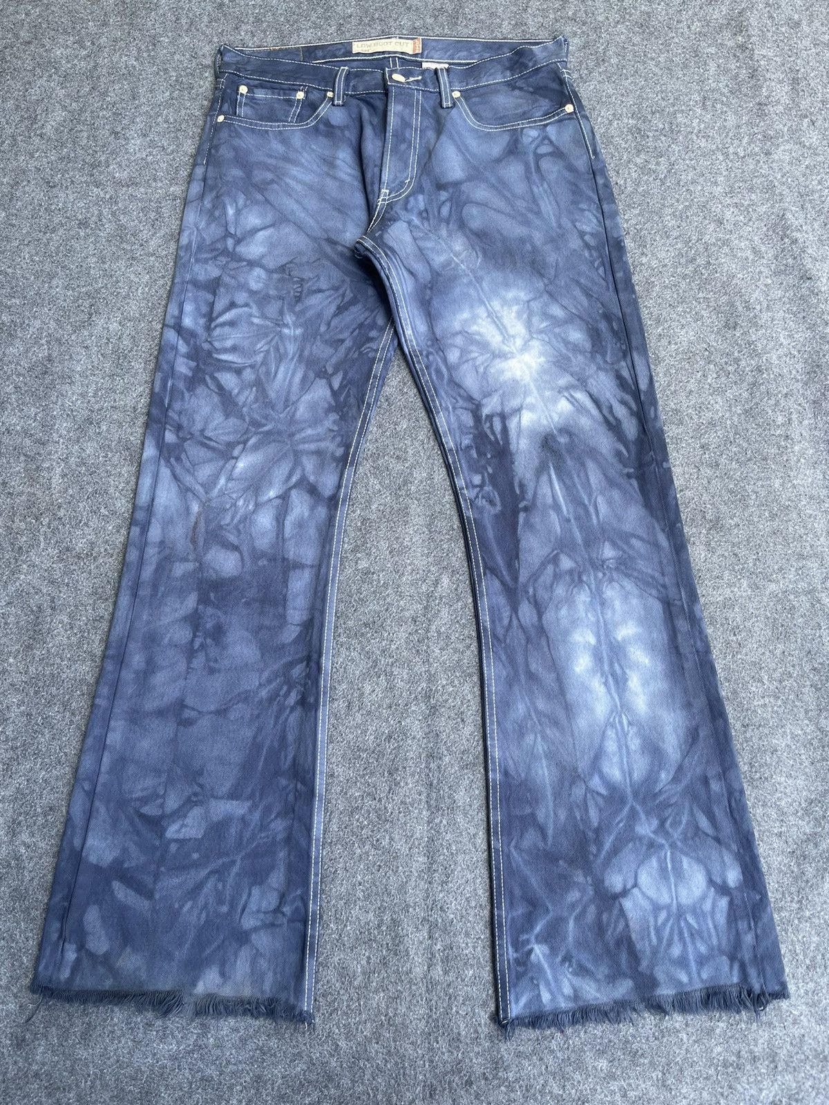 Levi's Vintage Clothing Rare🔥Vtg LEVI’S 527 Acid Wash Low Bootcut Jeans Size US 34 / EU 50 - 2 Thumbnail