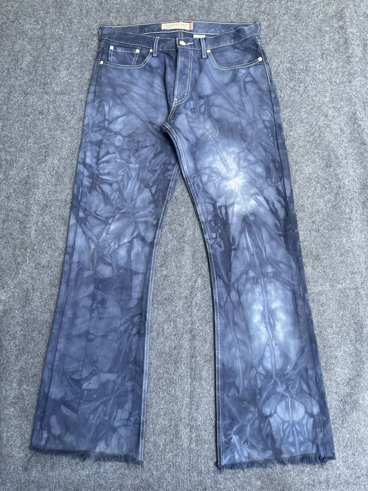 Levi's Vintage Clothing Rare🔥Vtg LEVI’S 527 Acid Wash Low Bootcut Jeans Size US 34 / EU 50 - 3 Thumbnail