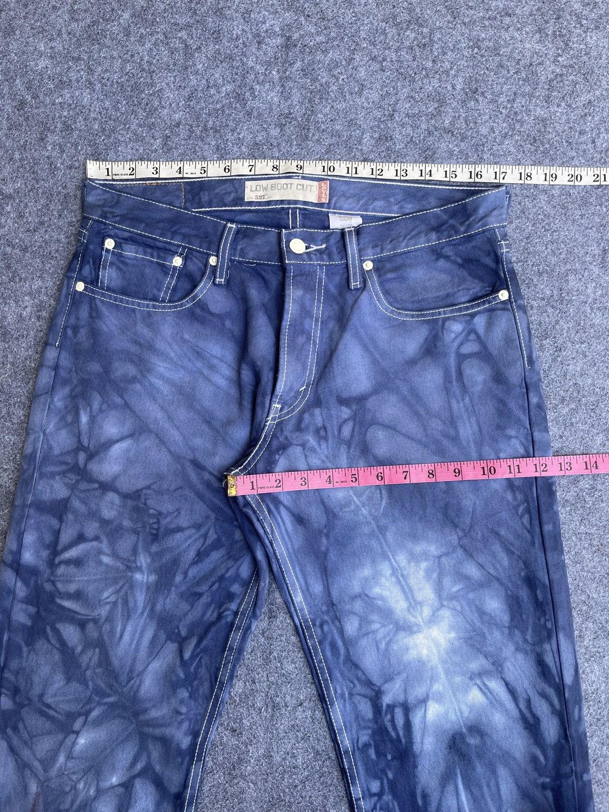 Levi's Vintage Clothing Rare🔥Vtg LEVI’S 527 Acid Wash Low Bootcut Jeans Size US 34 / EU 50 - 12 Thumbnail