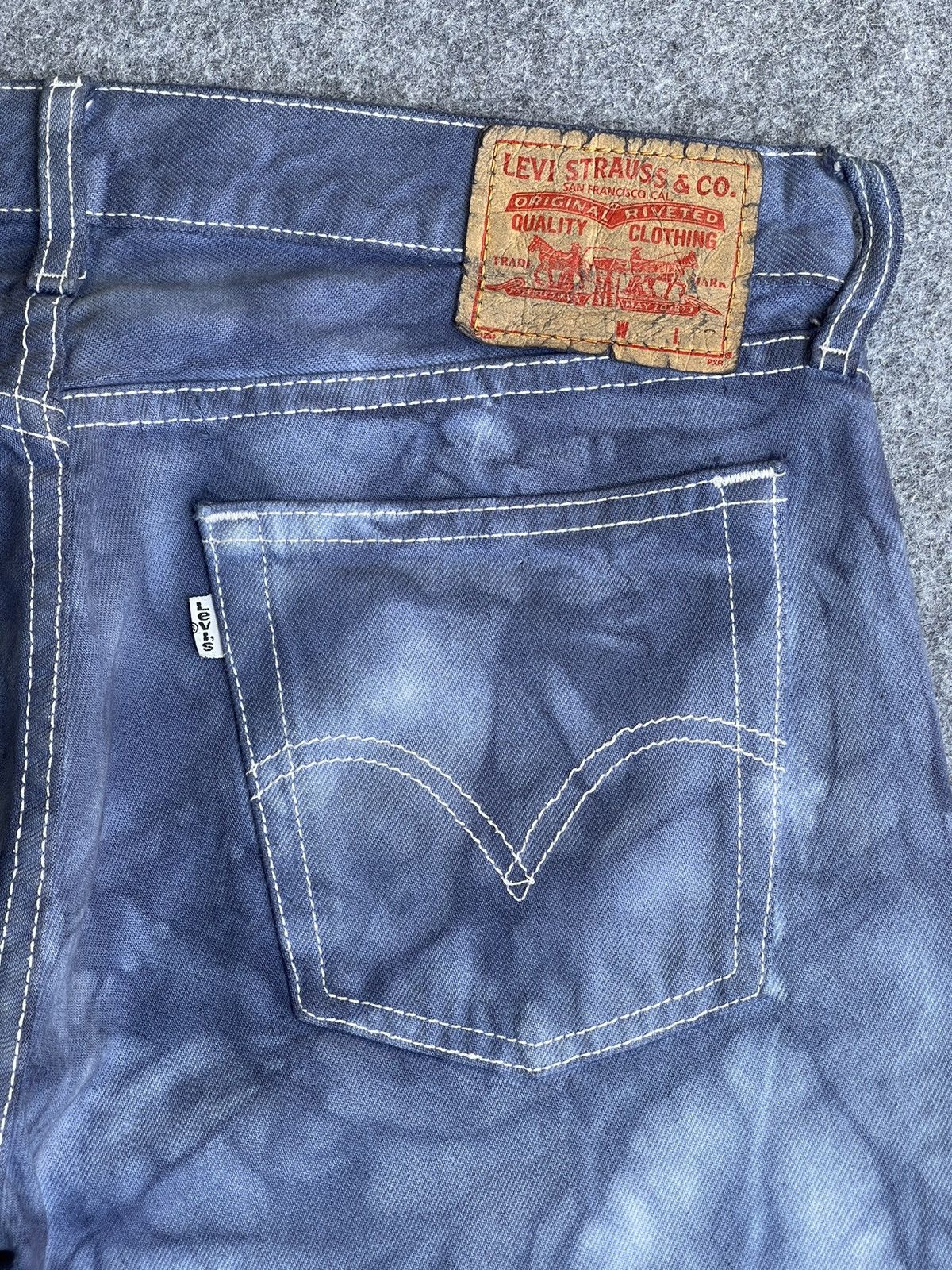 Levi's Vintage Clothing Rare🔥Vtg LEVI’S 527 Acid Wash Low Bootcut Jeans Size US 34 / EU 50 - 7 Thumbnail