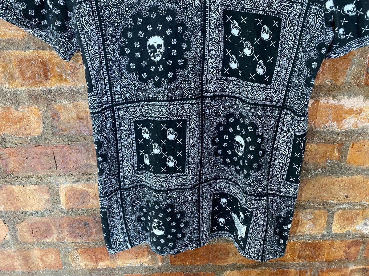 Japanese Brand × KMRii × Shellac Stooge & Co Japan Paisley bandana Skull polo Size US M / EU 48-50 / 2 - 5 Thumbnail