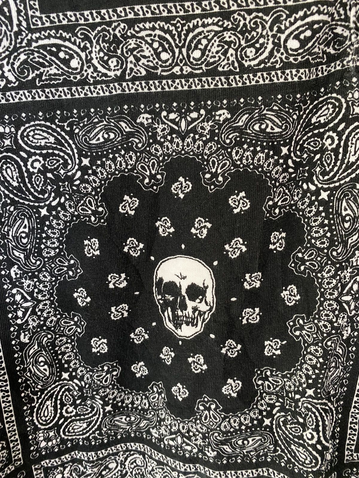 Japanese Brand × KMRii × Shellac Stooge & Co Japan Paisley bandana Skull polo Size US M / EU 48-50 / 2 - 8 Thumbnail