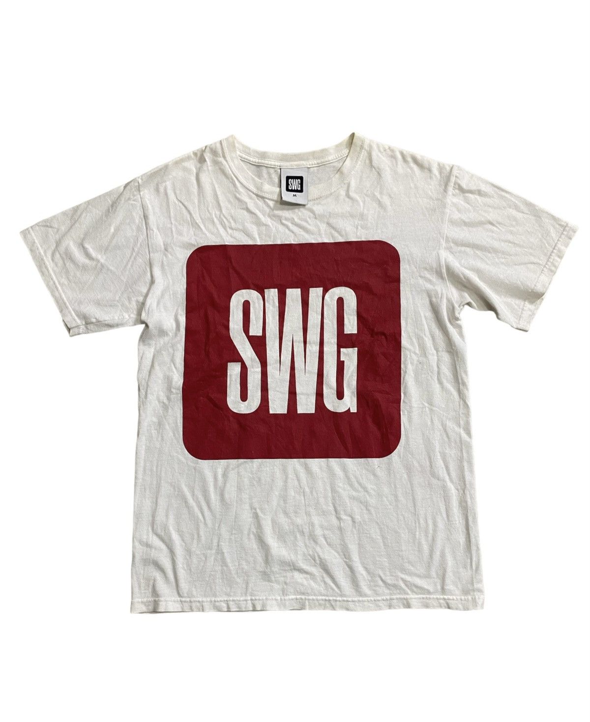 Swagger Vtg Iconic logo Not Alone tee Size US M / EU 48-50 / 2 - 1 Thumbnail