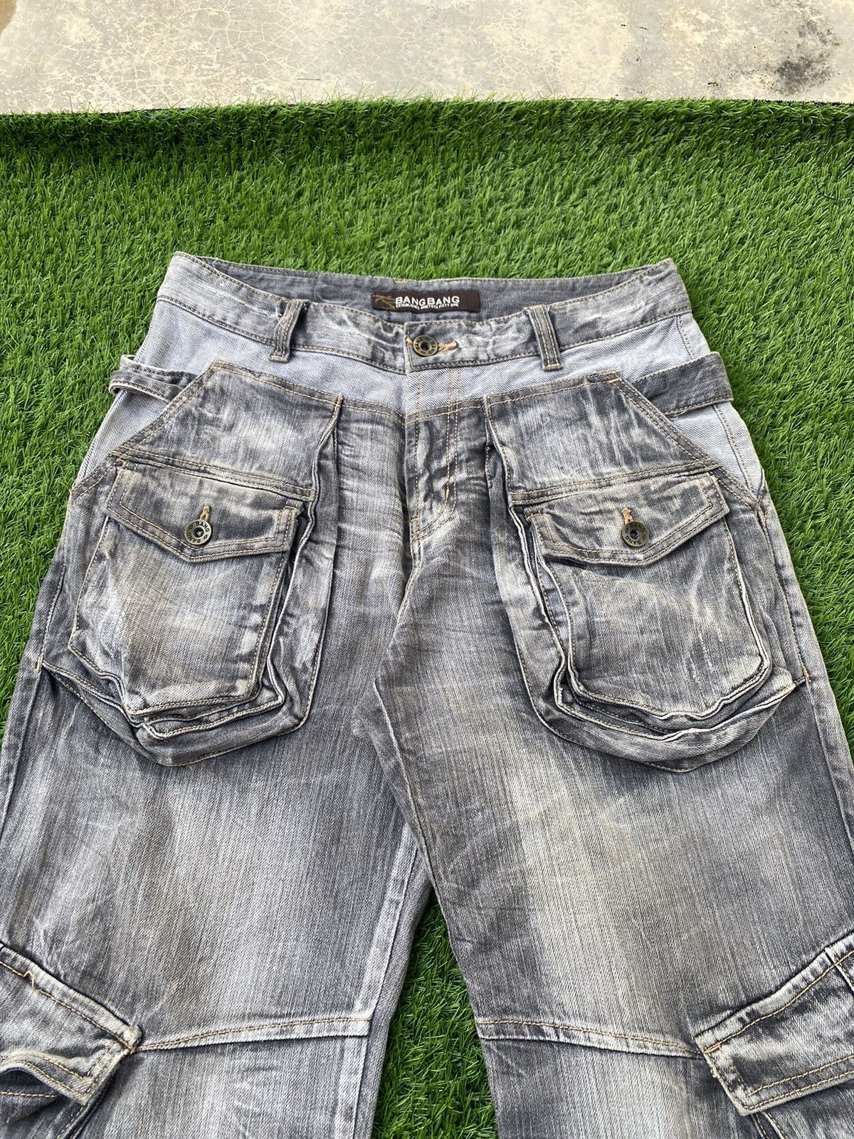 Vintage Vintage Bang Bang Tactical Cargo Pant Size US 31 - 6 Thumbnail