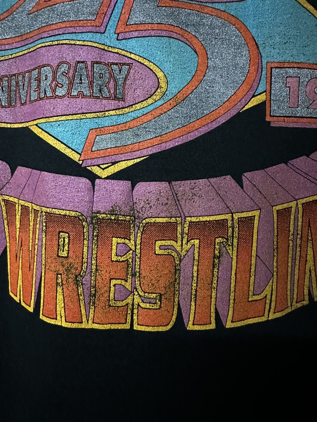 Vintage Vintage 90s All Japan Pro Wrestling 25th Anniversary Tee Size US L / EU 52-54 / 3 - 3 Thumbnail