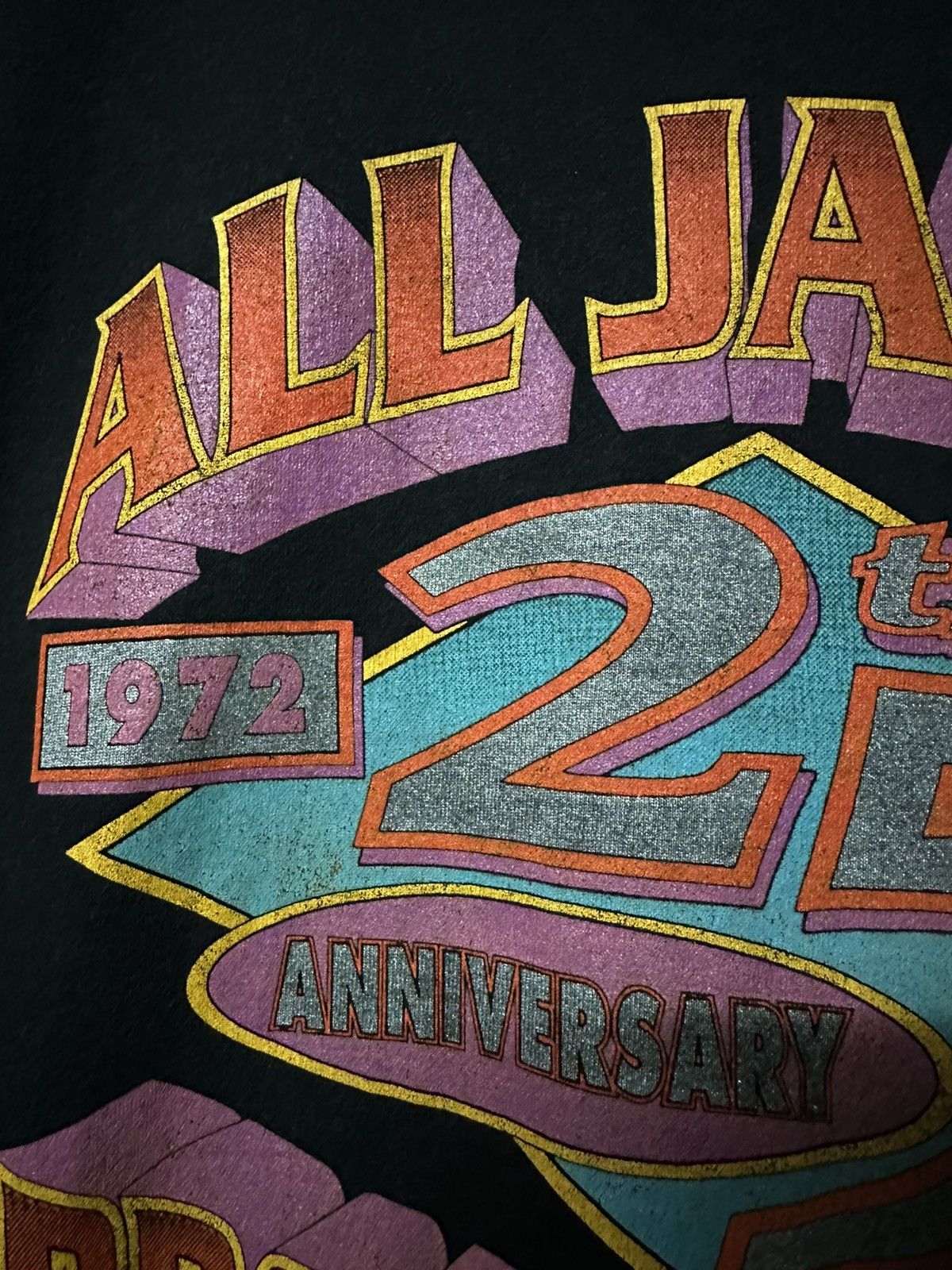 Vintage Vintage 90s All Japan Pro Wrestling 25th Anniversary Tee Size US L / EU 52-54 / 3 - 4 Thumbnail