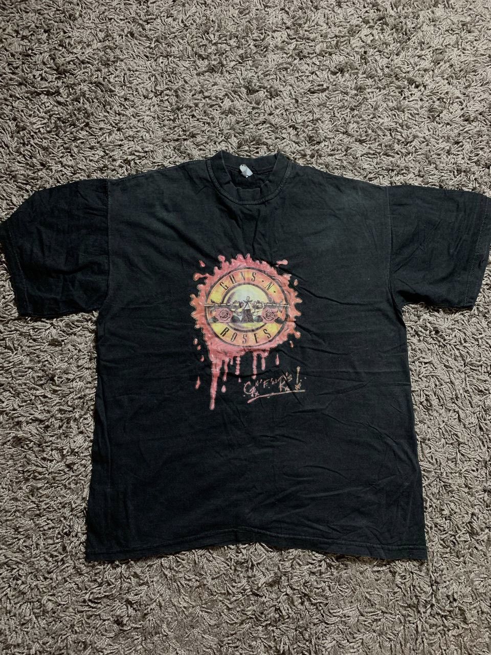 Vintage VINTAGE GUNS N ROSES Y2K MENS BLACK ROCK PUNK EMO SHIRT Grailed