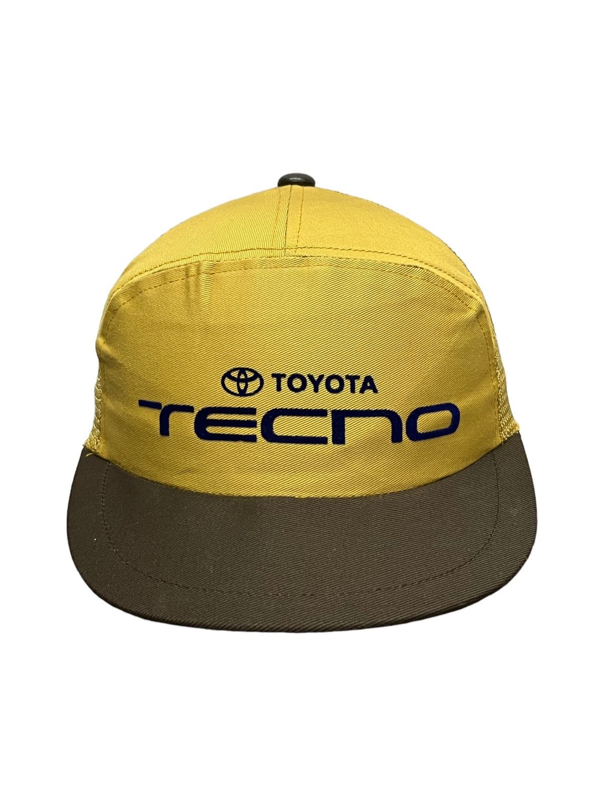 DRIFTER FYE🔥90’s TOYOTA TECNO JAPAN Side Mesh Trucker Strapback Hat Size ONE SIZE - 2 Thumbnail