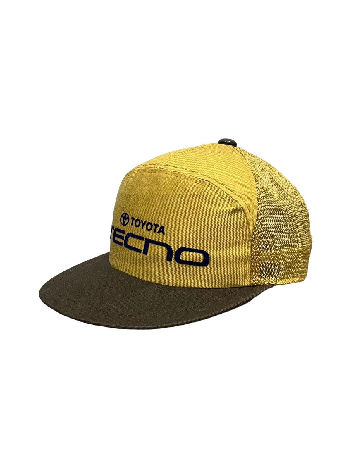 DRIFTER FYE🔥90’s TOYOTA TECNO JAPAN Side Mesh Trucker Strapback Hat Size ONE SIZE - 3 Thumbnail