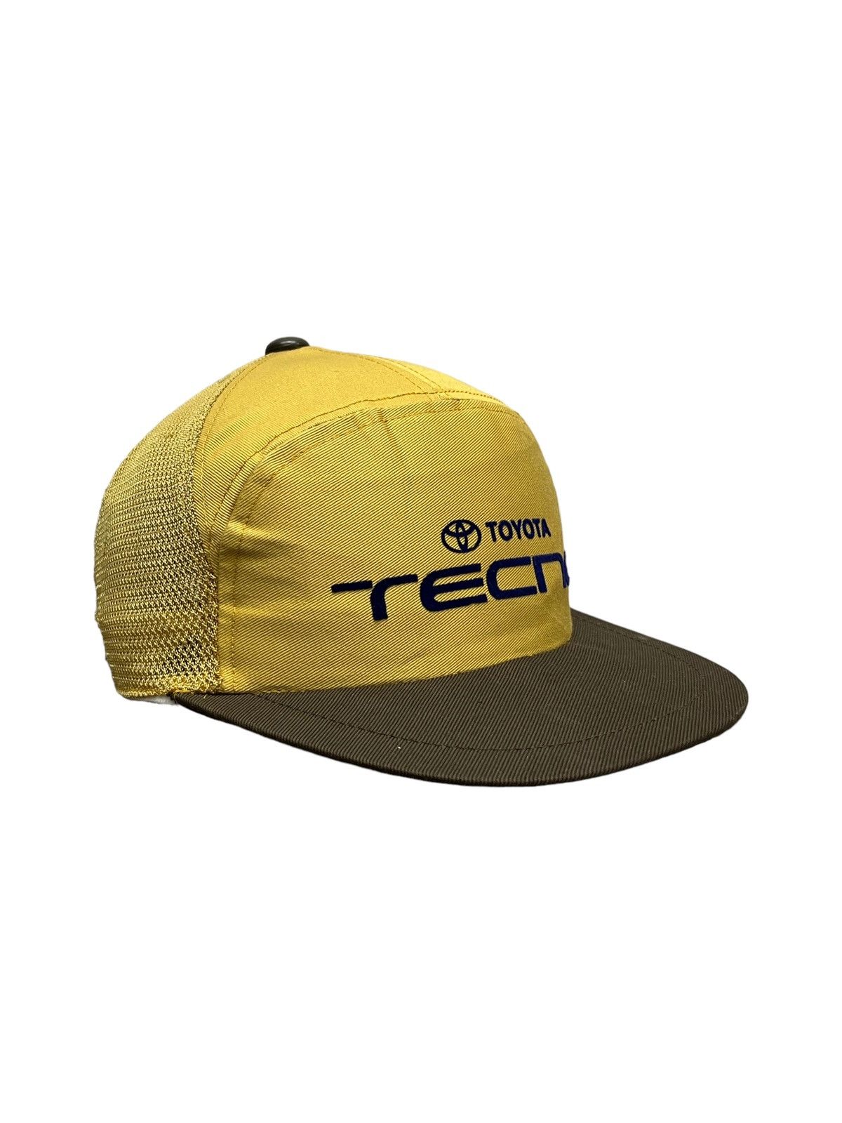 DRIFTER FYE🔥90’s TOYOTA TECNO JAPAN Side Mesh Trucker Strapback Hat Size ONE SIZE - 4 Thumbnail