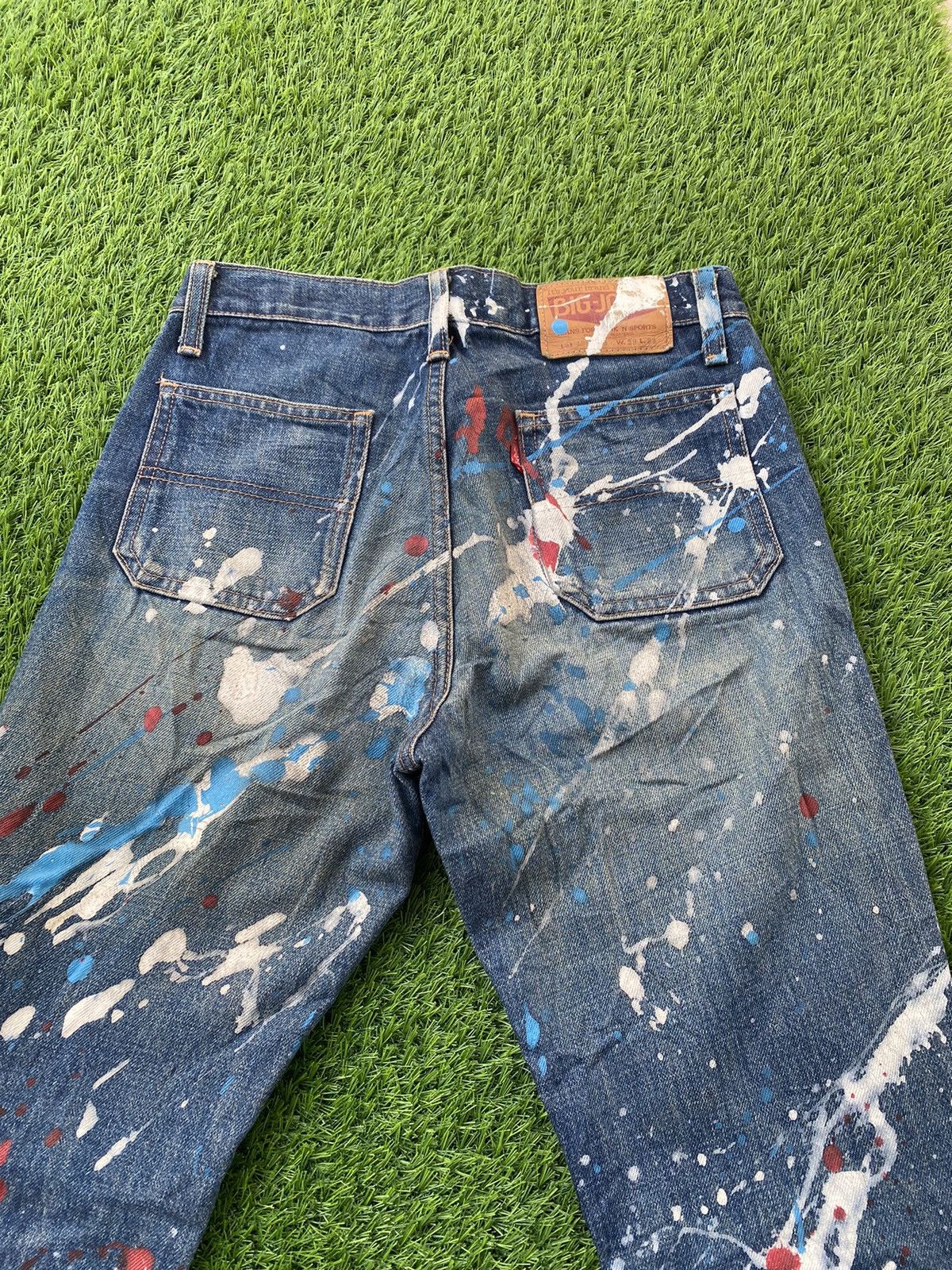Big John × Vintage Vintage 70s Big John Made in Japan Paint Splash Flare Pant Size US 27 - 7 Thumbnail