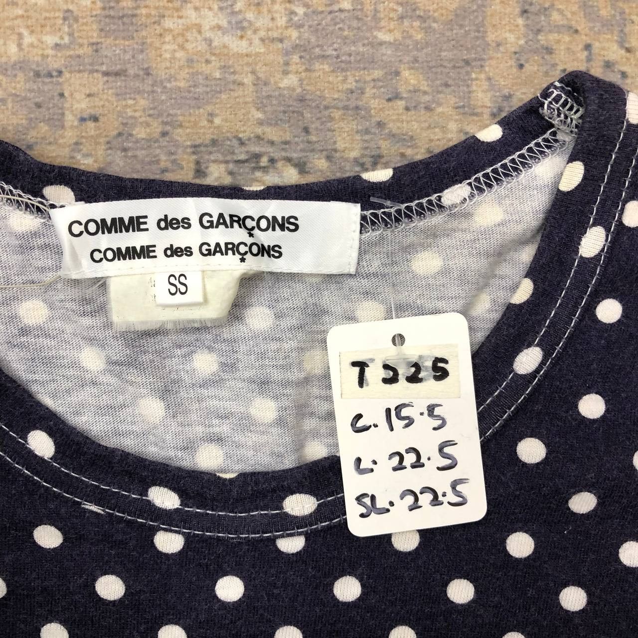 Comme des Garcons T225 COMME DES GARCONS POLKA DOT TEE Size XS / US 0-2 / IT 36-38 - 7 Thumbnail