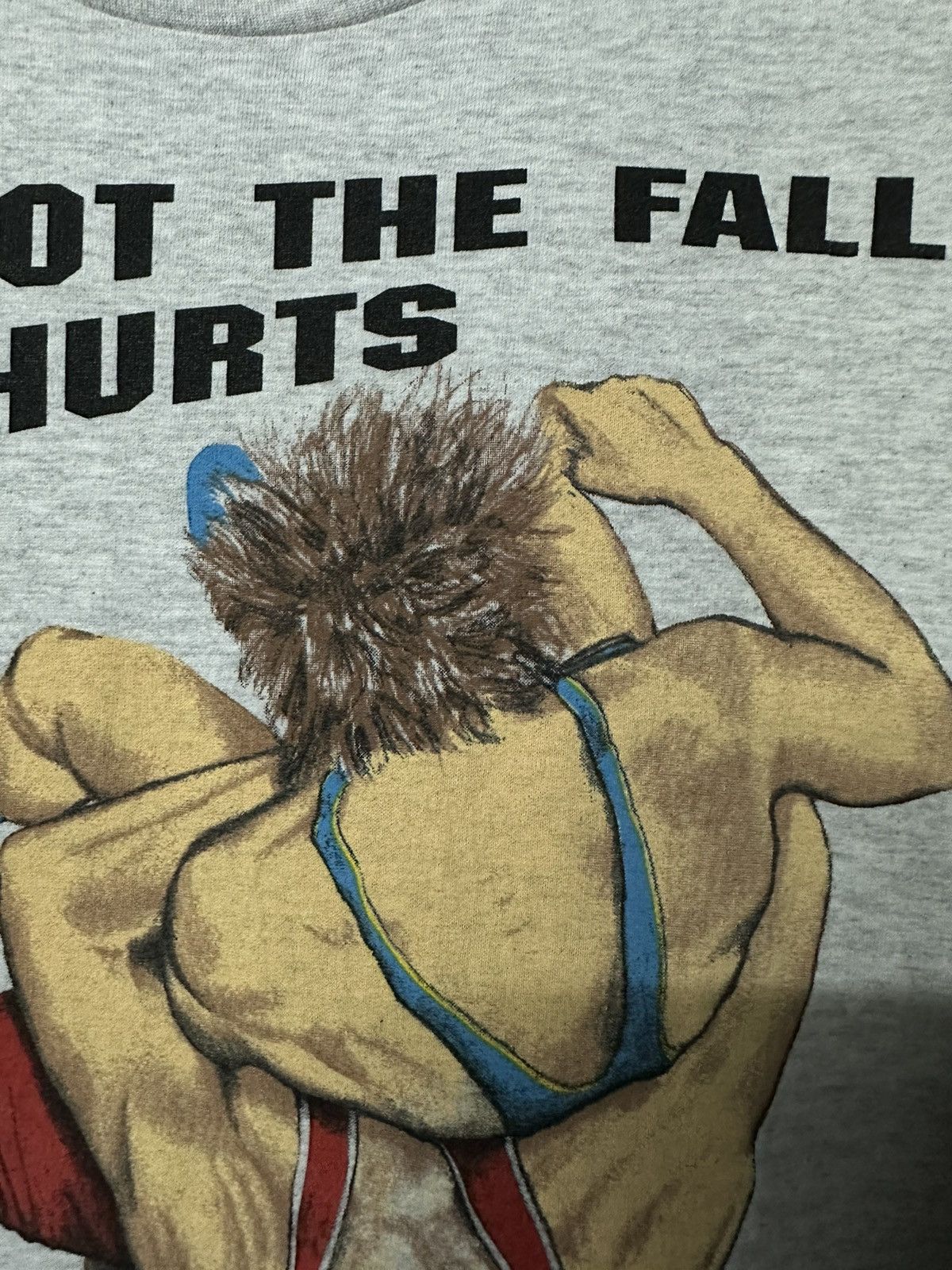 Vintage × WCW/nWo × WWF Vintage 90s The Vibe Msp Wrestling Pain Is But A Felling Tee Size US XL / EU 56 / 4 - 5 Thumbnail