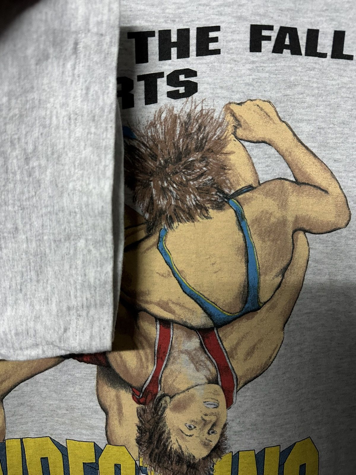 Vintage × WCW/nWo × WWF Vintage 90s The Vibe Msp Wrestling Pain Is But A Felling Tee Size US XL / EU 56 / 4 - 9 Thumbnail