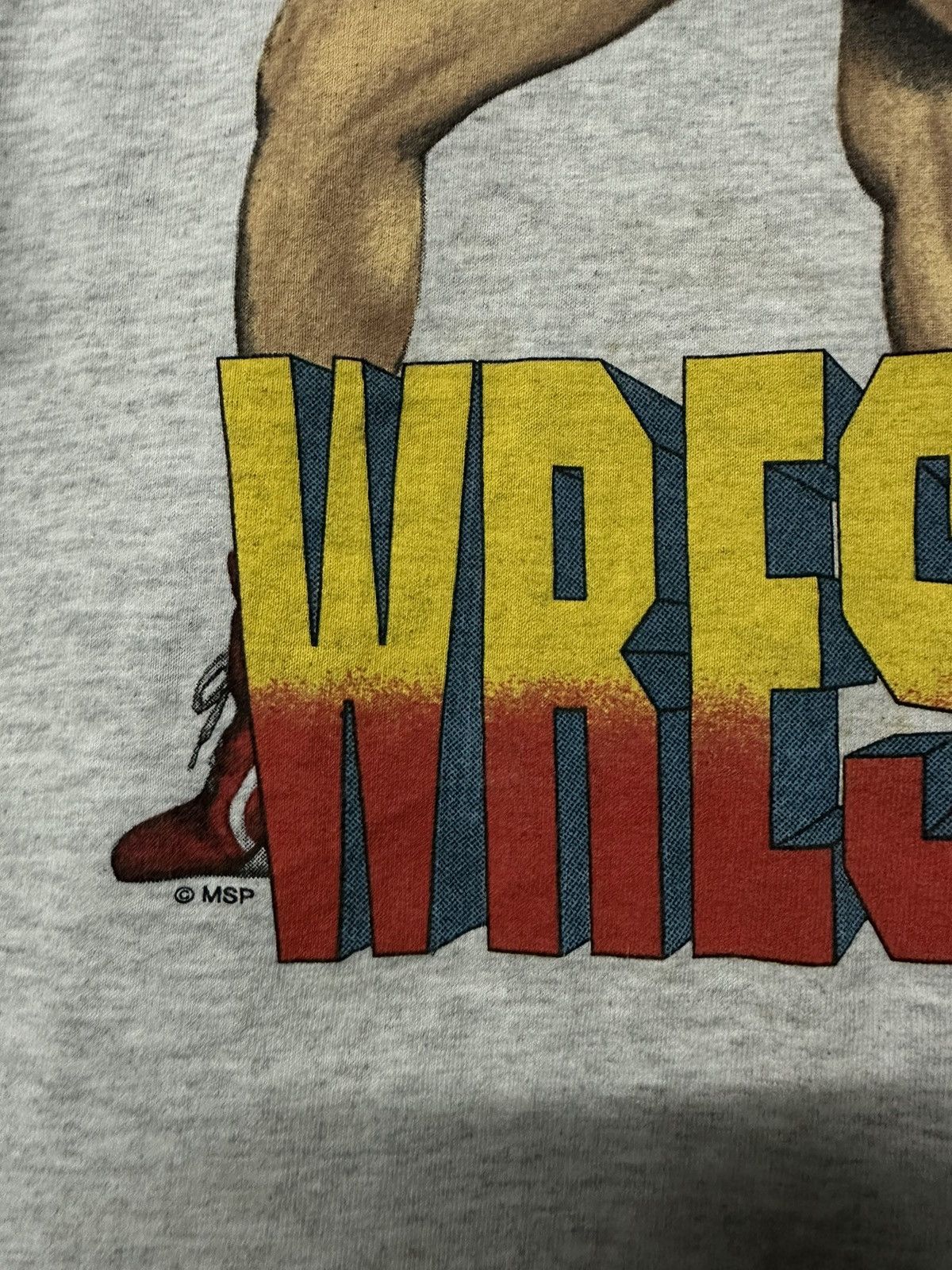 Vintage × WCW/nWo × WWF Vintage 90s The Vibe Msp Wrestling Pain Is But A Felling Tee Size US XL / EU 56 / 4 - 3 Thumbnail