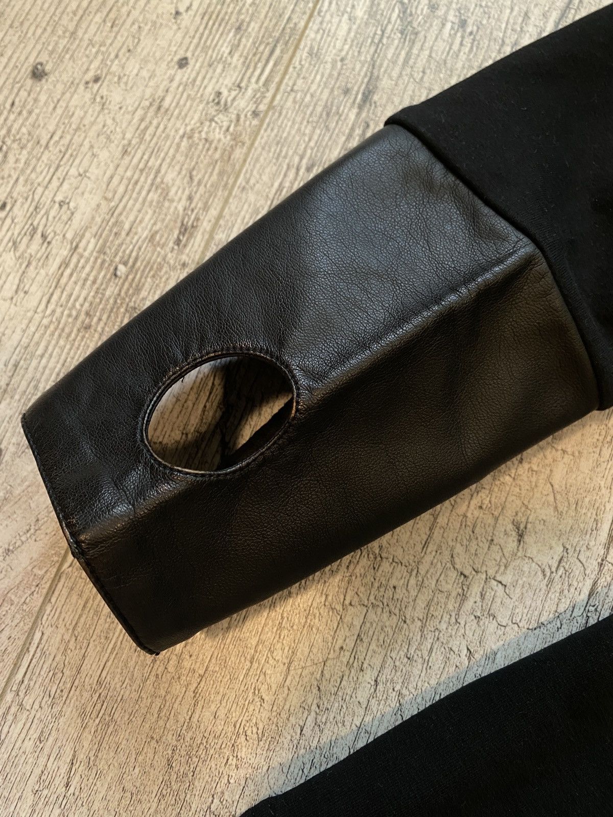 Japanese Brand Vintage Punk Rave Bondage Opium Leather Hoodie Size US L / EU 52-54 / 3 - 4 Thumbnail