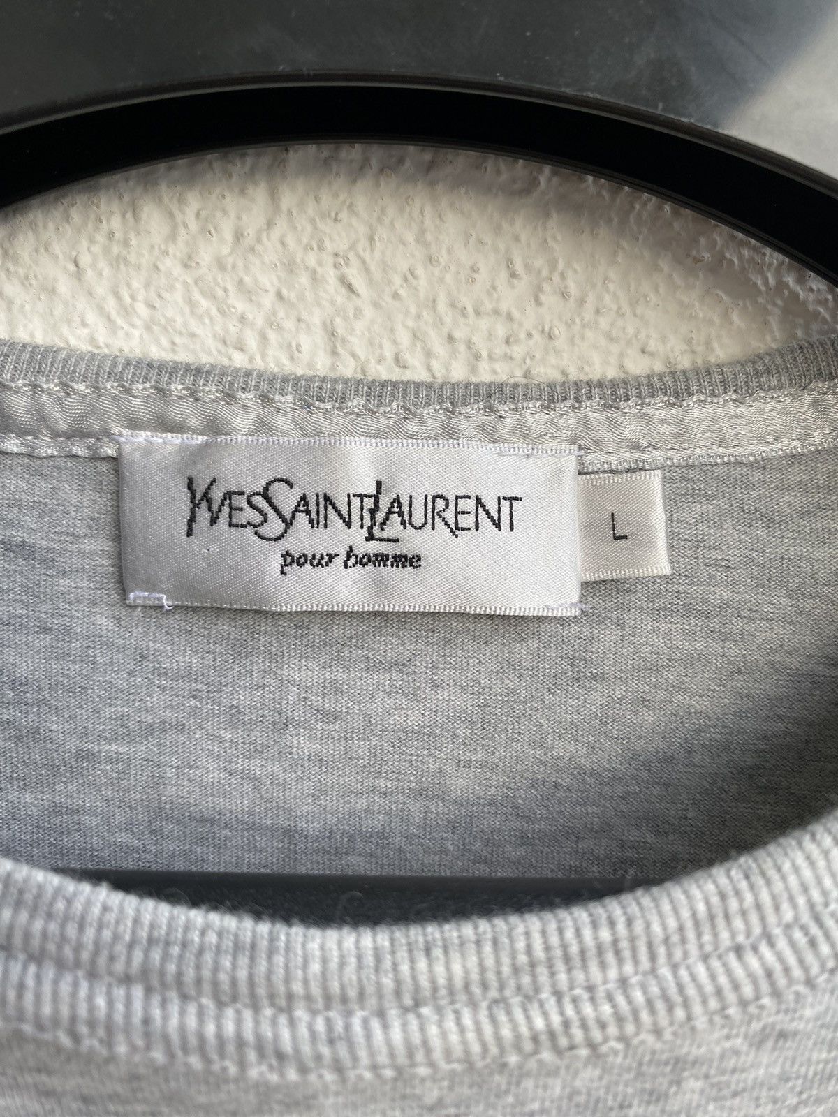 Yves Saint Laurent Big Logo YSL Longsleeve YSL Shirt YSL Sweatshirt Size US M / EU 48-50 / 2 - 4 Thumbnail
