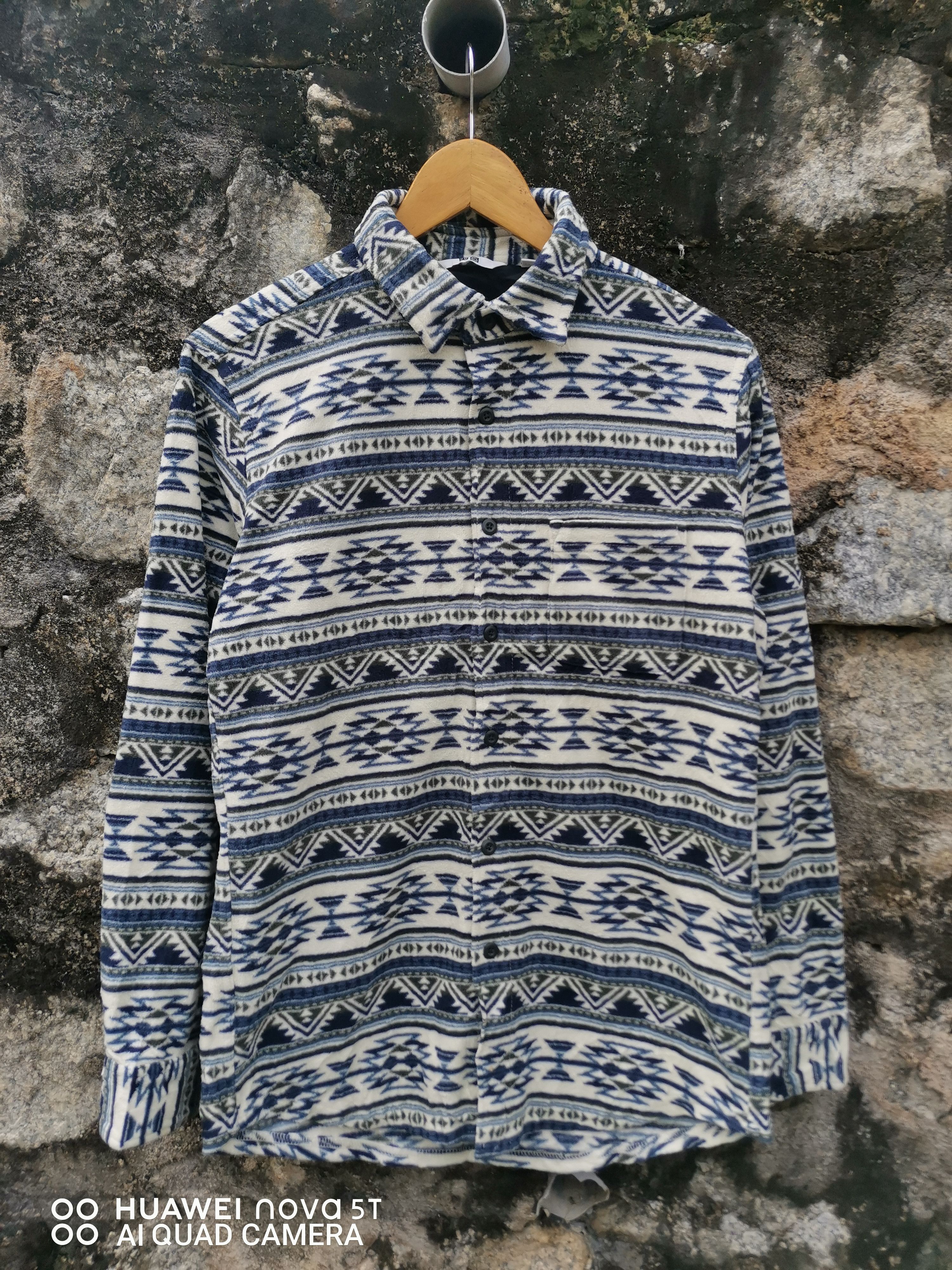 Vintage Japanese Uniqlo Navajo Flannel Shirts