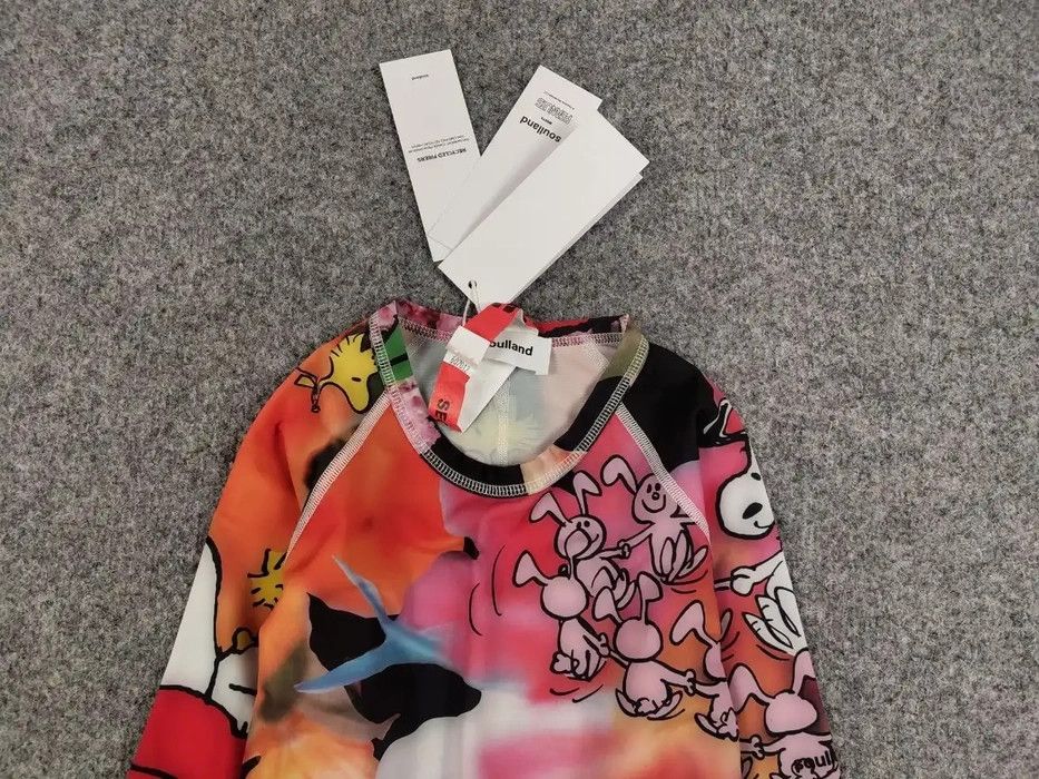 Peanuts Rare New Soulland x Peanuts All logo Alice Top Long Sleeve Size L / US 10 / IT 46 - 3 Thumbnail