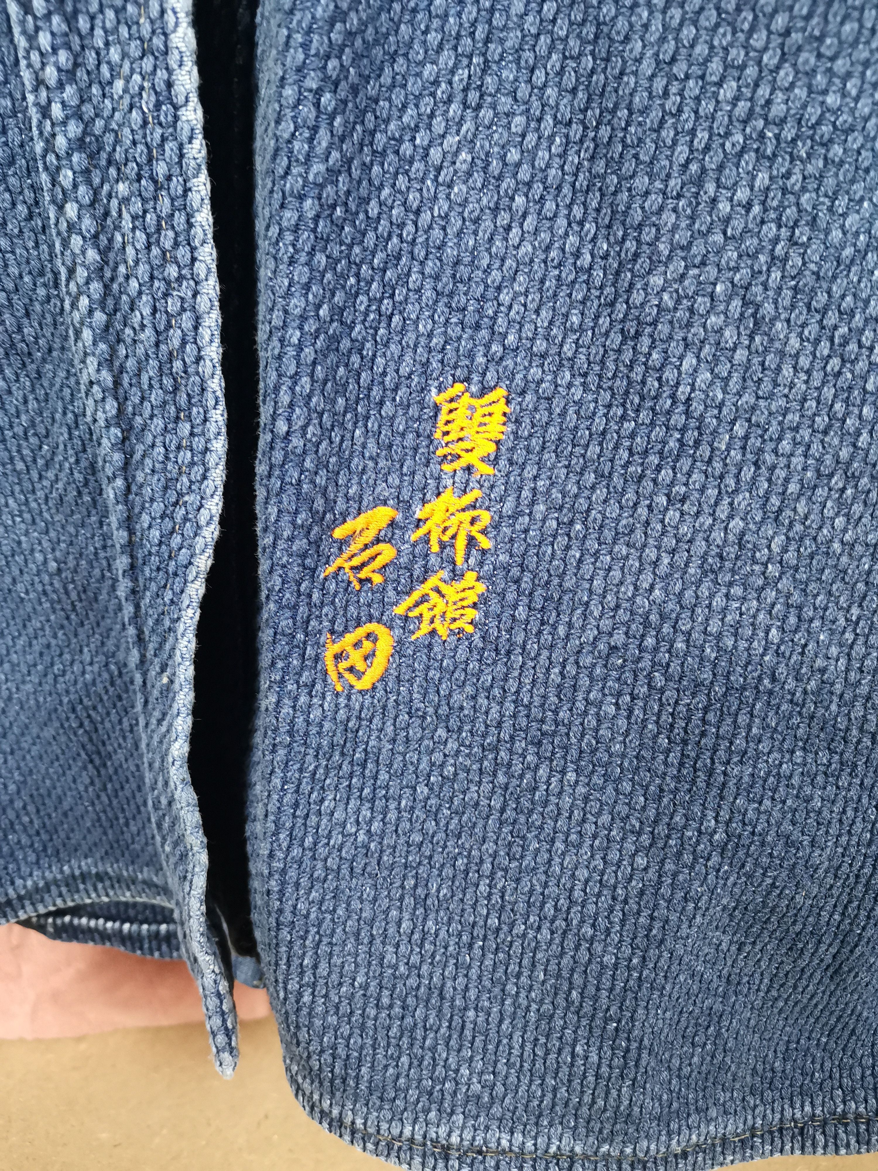 Japanese Brand Vintage Japanese Brand Blue Indigo Denim Kimono Japanese Size US M / EU 48-50 / 2 - 3 Thumbnail