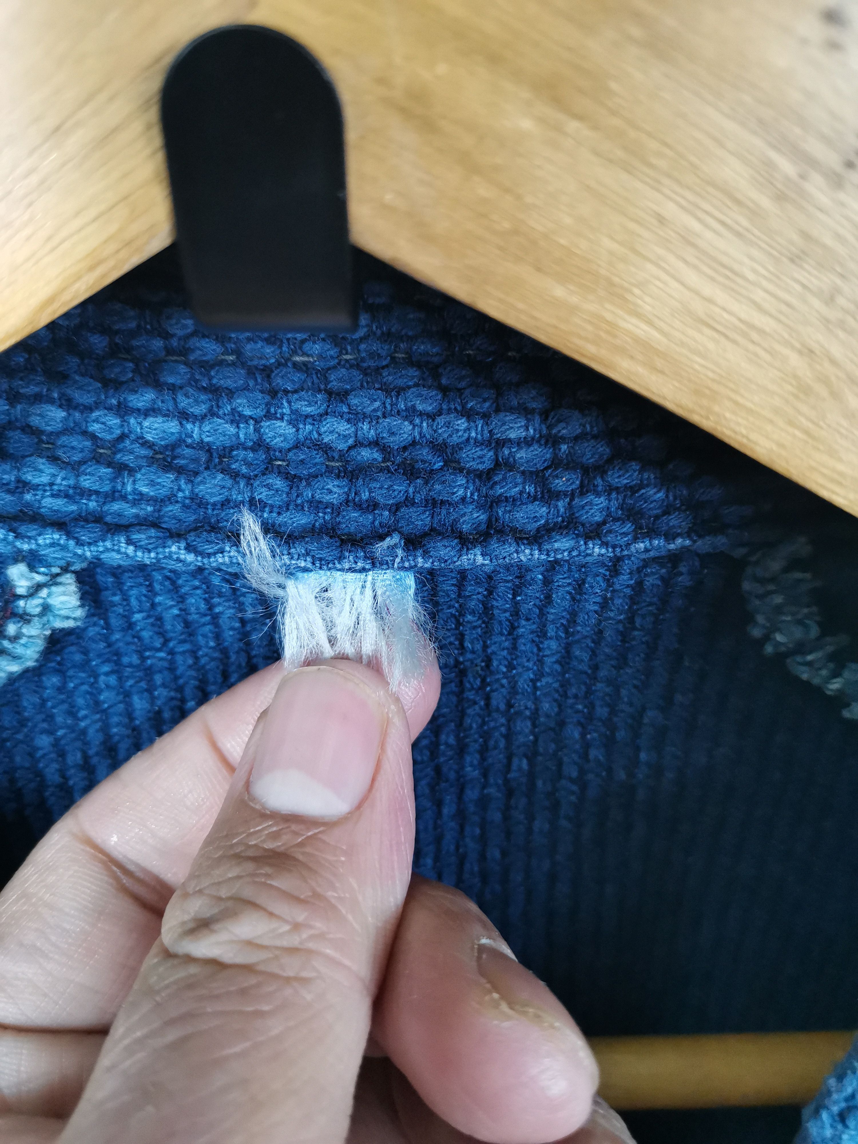 Japanese Brand Vintage Japanese Brand Blue Indigo Denim Kimono Japanese Size US M / EU 48-50 / 2 - 4 Thumbnail
