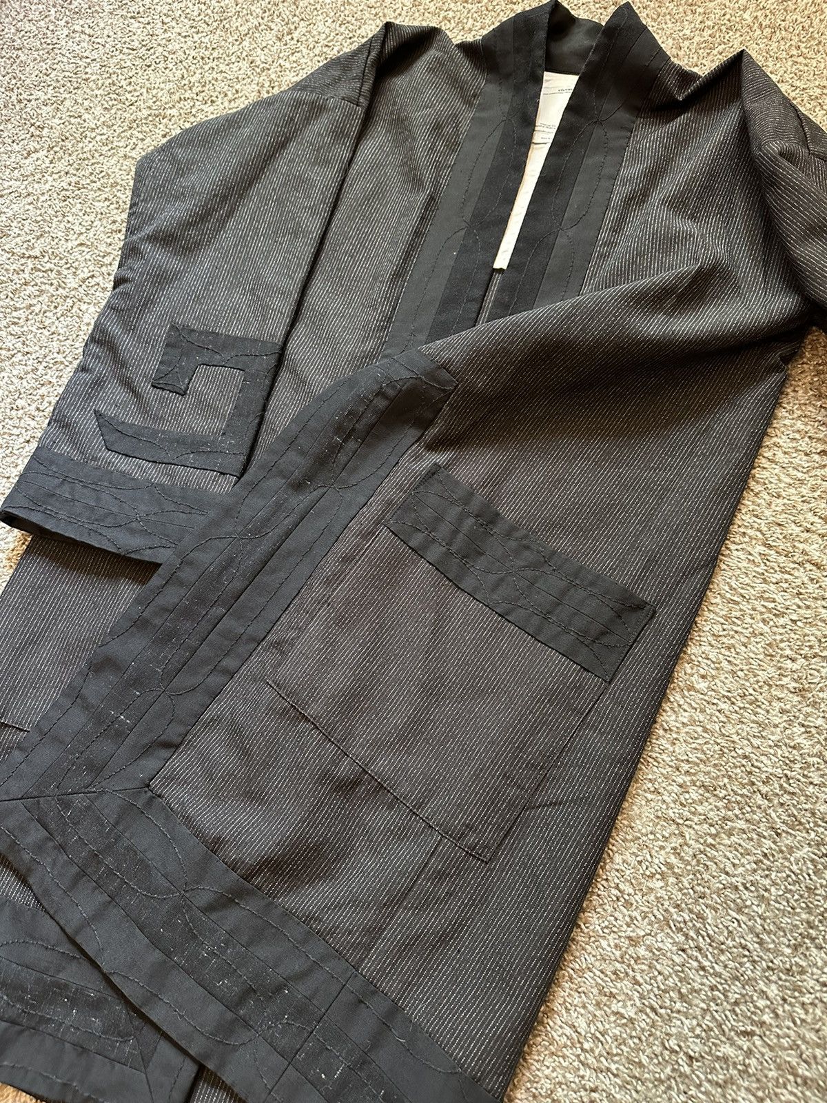 Visvim SS17 Ruunpe Coat Pinstripe Size US XL / EU 56 / 4 - 6 Thumbnail
