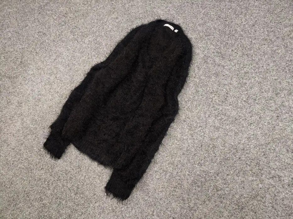Other Vintage 90's Japanese Black Mohair Style Fuzzy Sweater Size M / US 6-8 / IT 42-44 - 2 Thumbnail