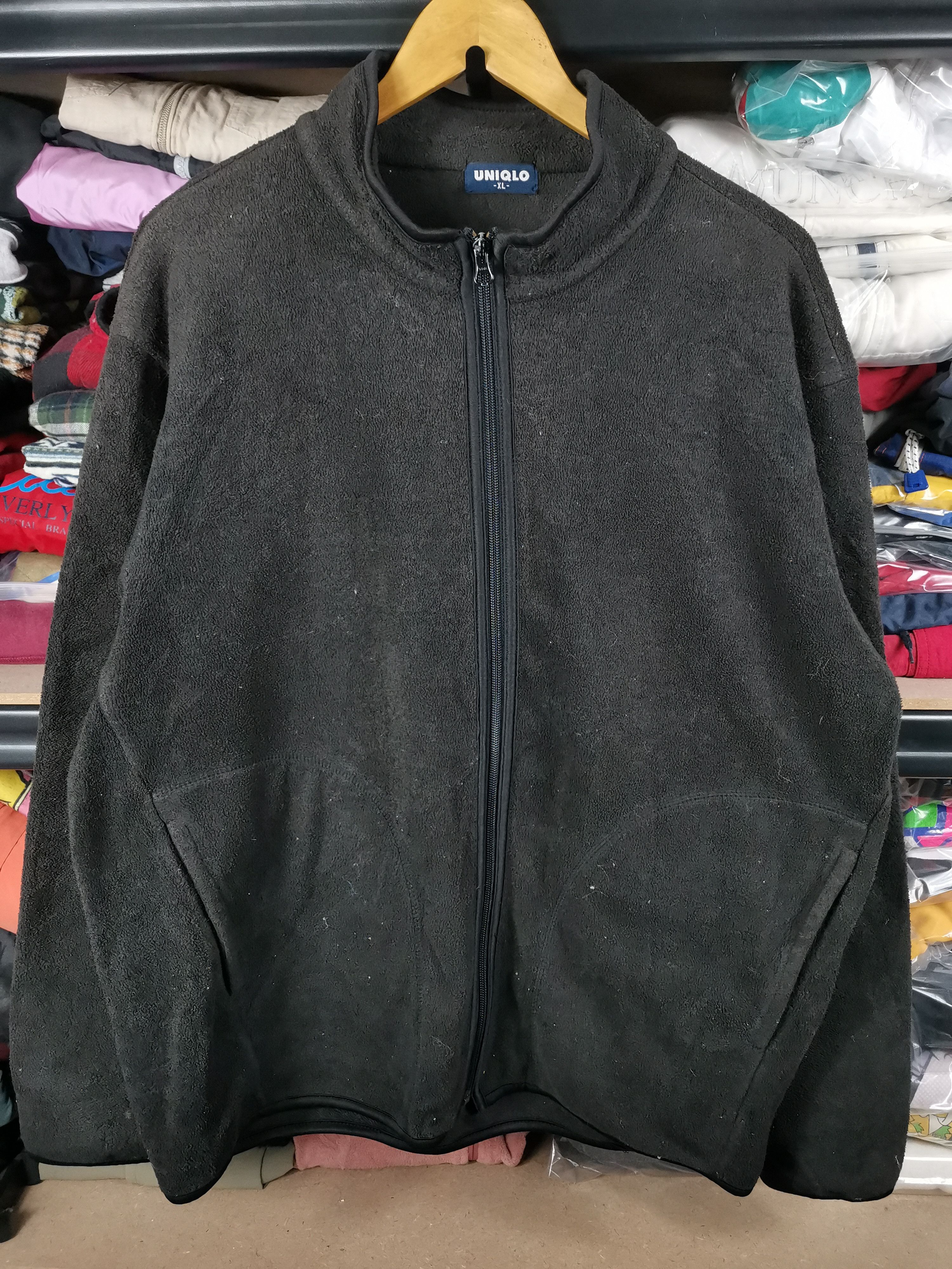 Japanese Brand Vintage 90s Uniqlo Fleece Jacket Size US XL / EU 56 / 4 - 1 Thumbnail