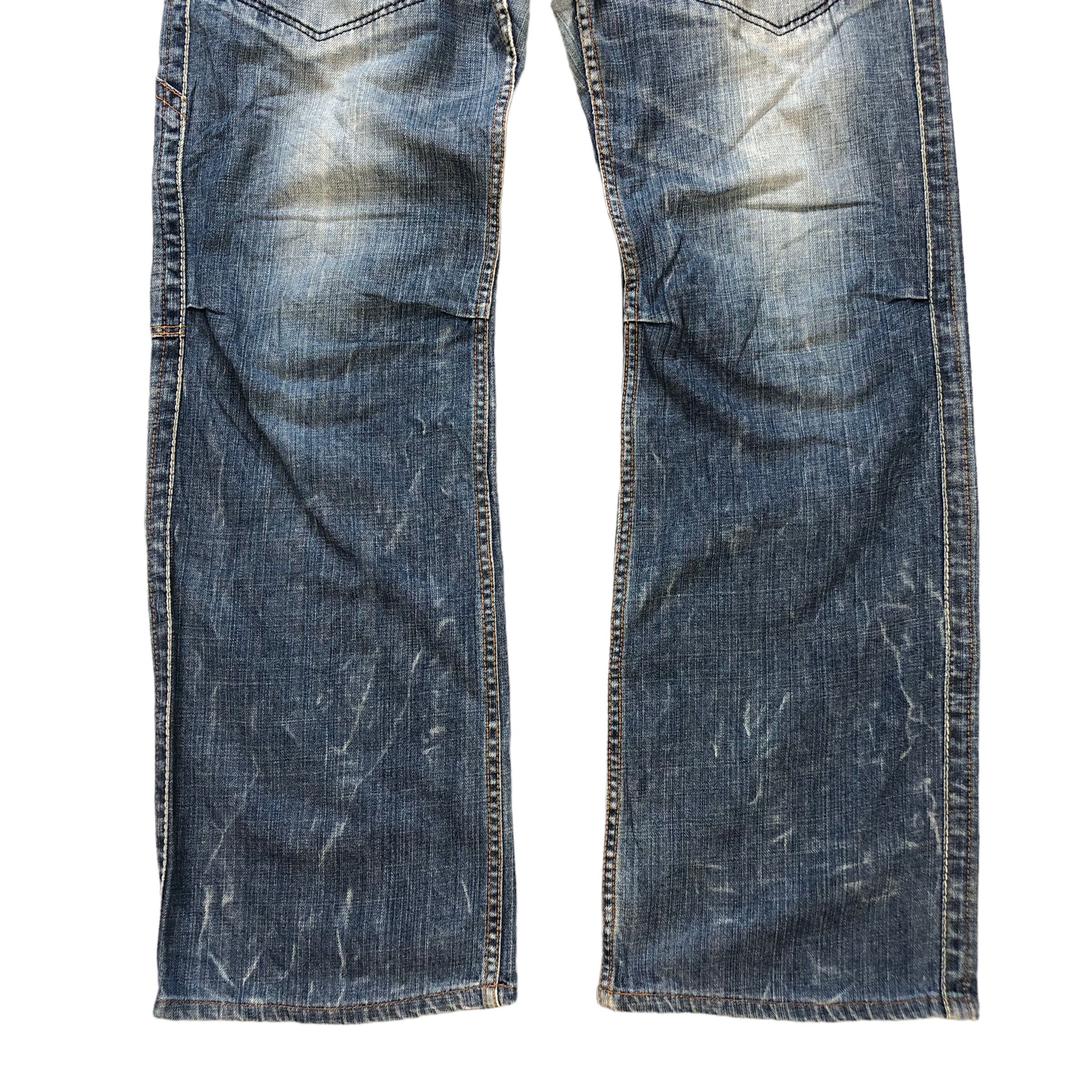 Japanese Brand BLUE WAY MODERN VINTAGE UNION MADE DENIM PANTS #7355-139 Size US 34 / EU 50 - 7 Thumbnail