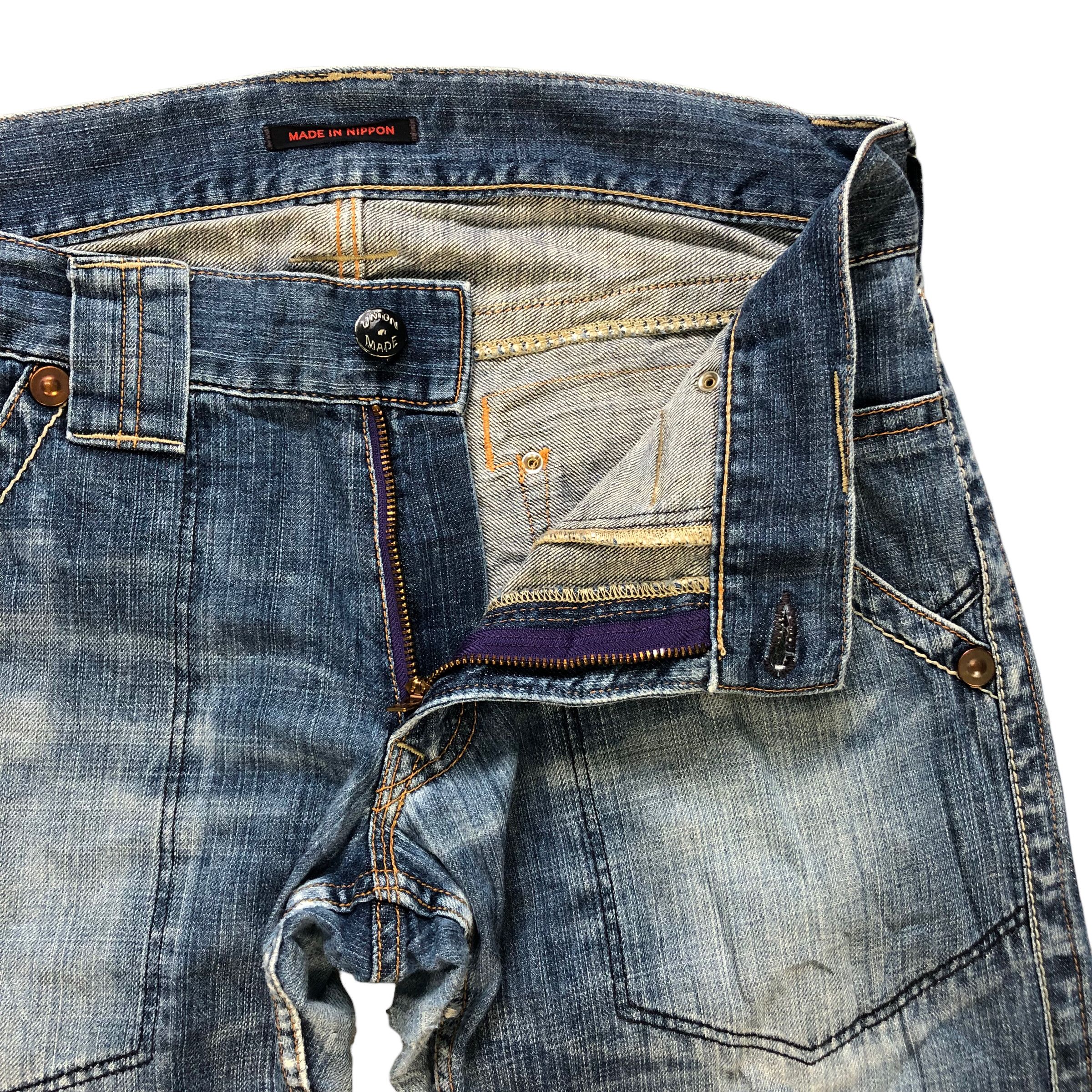 Japanese Brand BLUE WAY MODERN VINTAGE UNION MADE DENIM PANTS #7355-139 Size US 34 / EU 50 - 5 Thumbnail