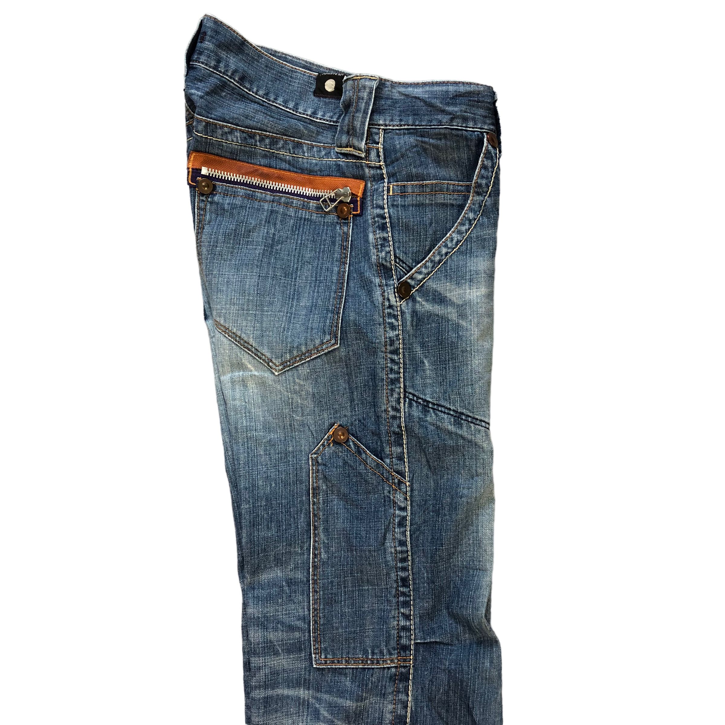 Japanese Brand BLUE WAY MODERN VINTAGE UNION MADE DENIM PANTS #7355-139 Size US 34 / EU 50 - 21 Thumbnail