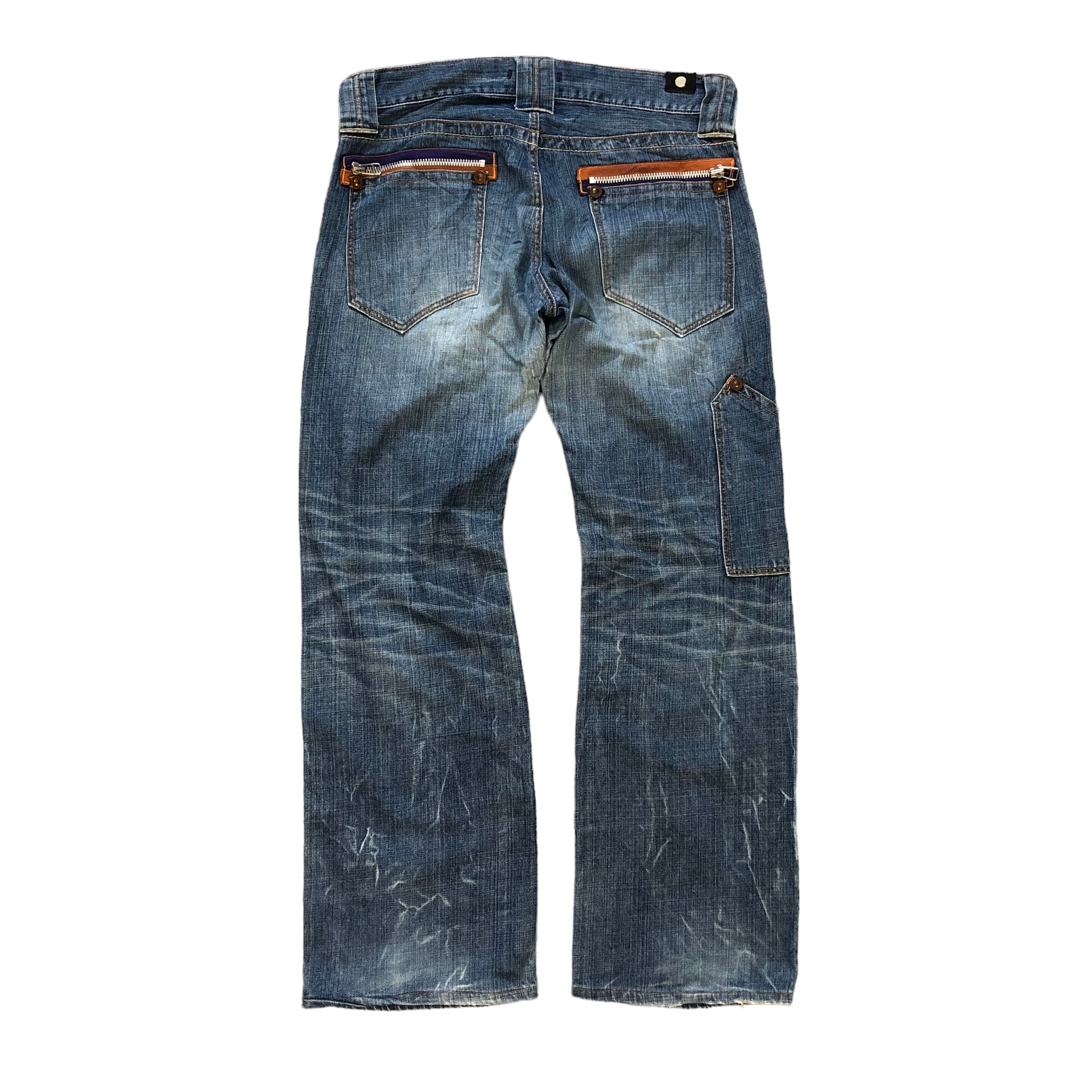 Japanese Brand BLUE WAY MODERN VINTAGE UNION MADE DENIM PANTS #7355-139 Size US 34 / EU 50 - 14 Thumbnail