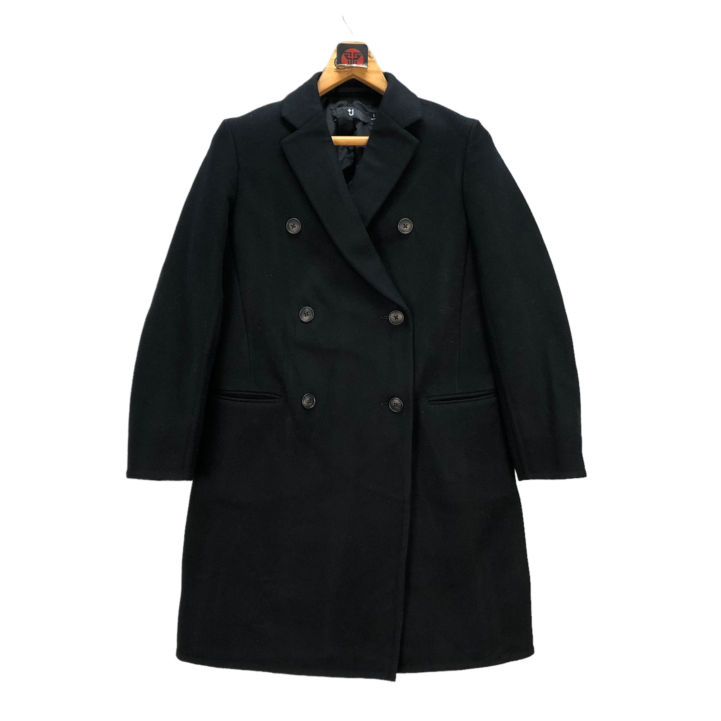 Jil Sander × Uniqlo +J DOUBLE BREASTED WOOL COAT #7367-139 Size US S / EU 44-46 / 1 - 1 Thumbnail