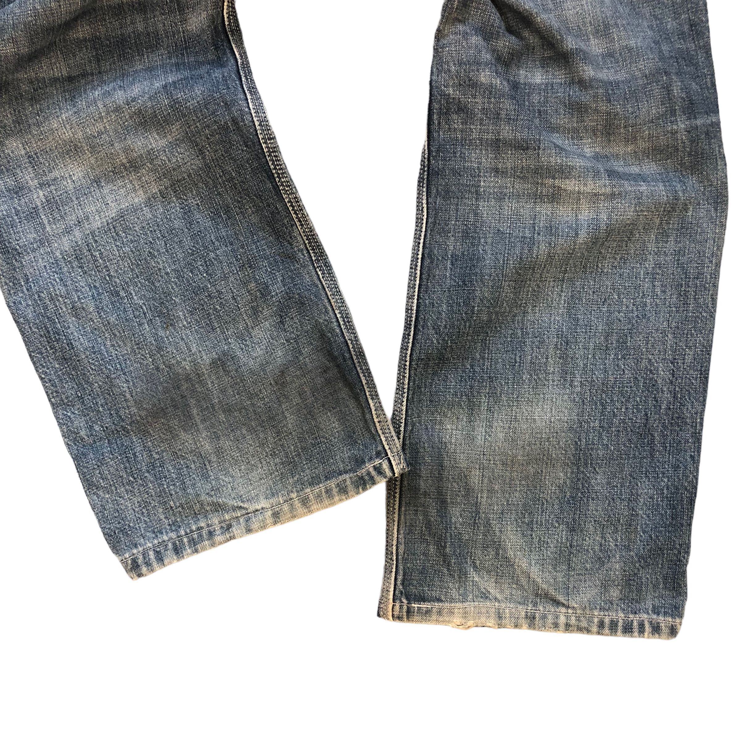 Vanson Leathers VANSON LEATHER TFOA BIG LOGO DENIM PANTS #7359-139 Size US 40 / EU 56 - 3 Thumbnail
