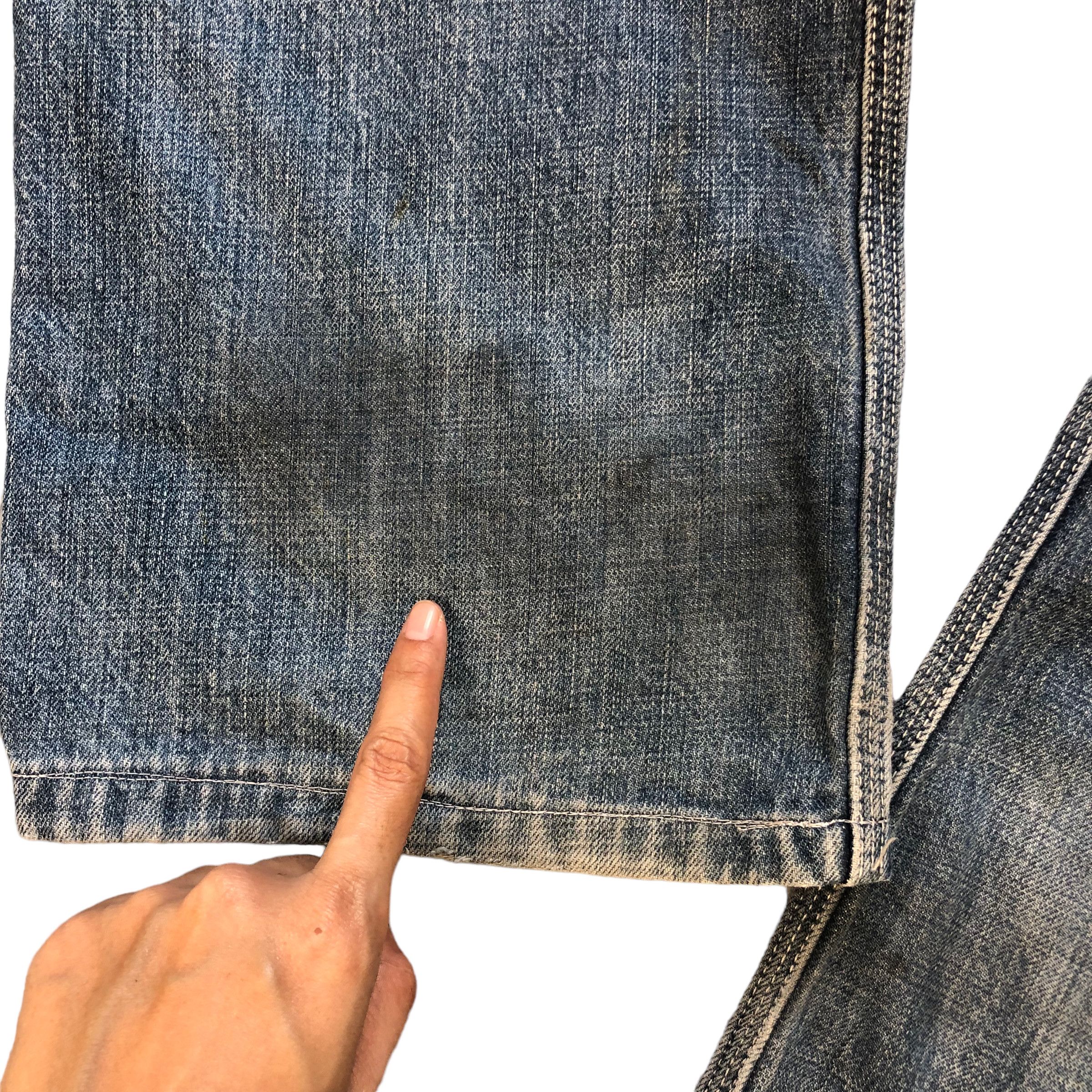 Vanson Leathers VANSON LEATHER TFOA BIG LOGO DENIM PANTS #7359-139 Size US 40 / EU 56 - 4 Thumbnail