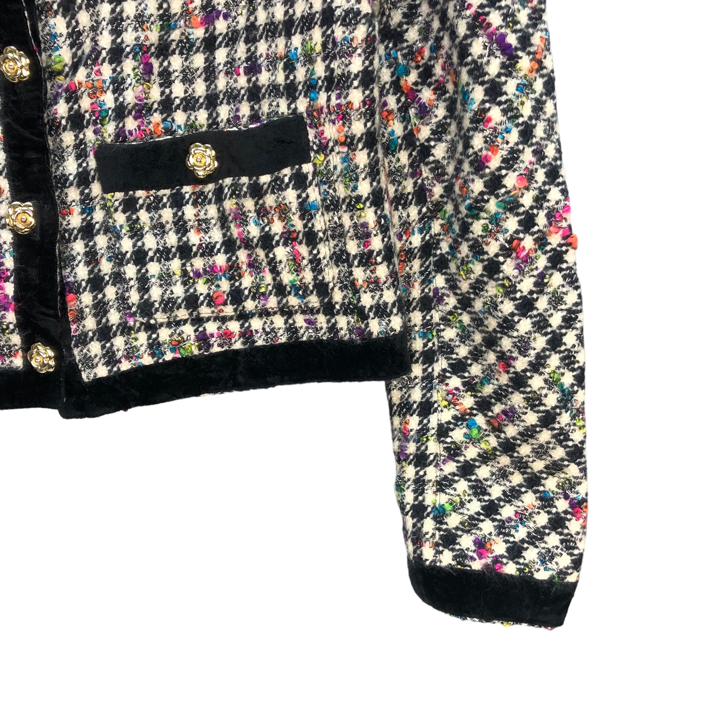 Japanese Brand SELECTION BY RENE TWEED JACKET #7369-139 Size S / US 4 / IT 40 - 6 Thumbnail