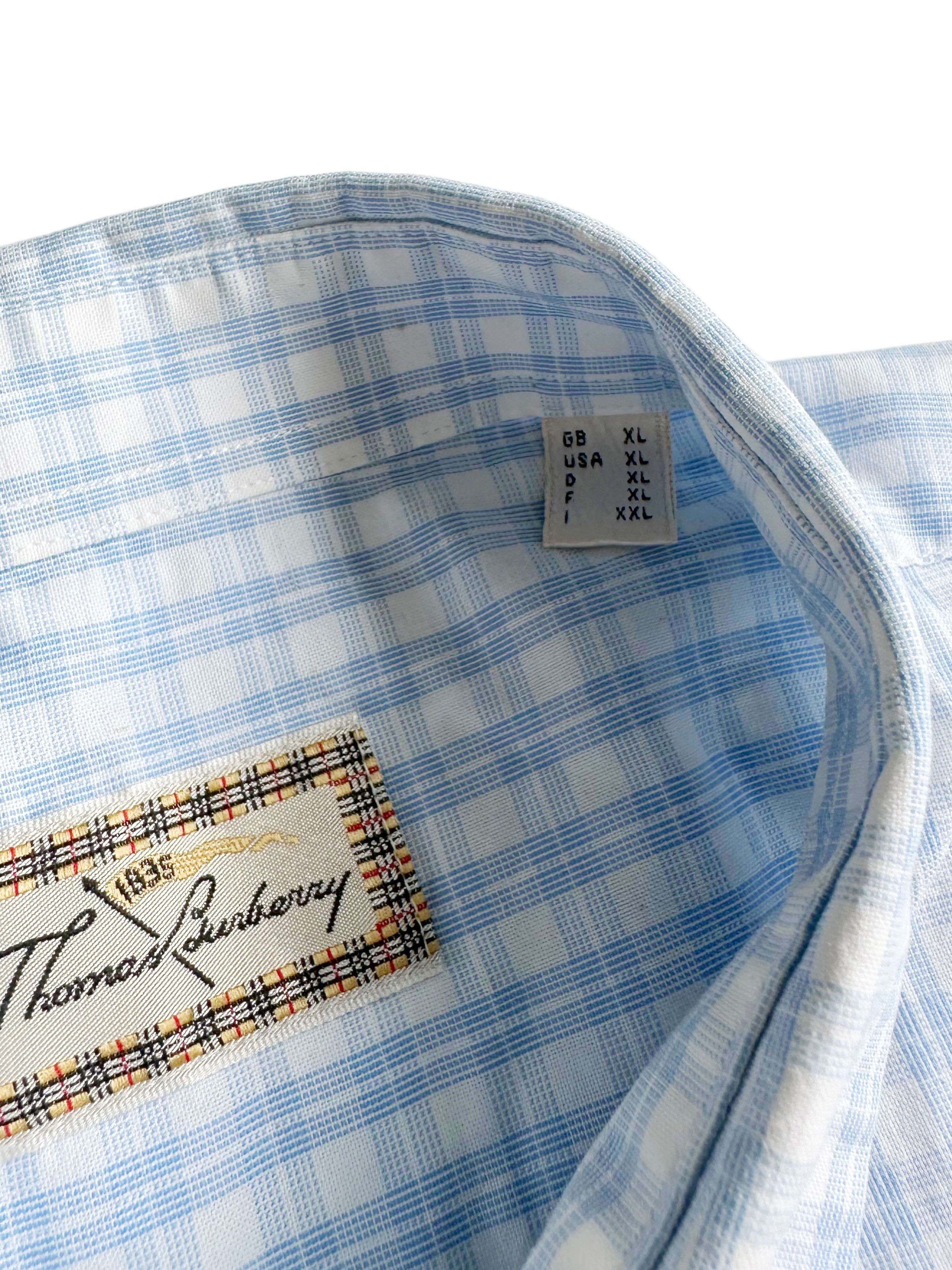 Burberry Vintage Thomas Burberry Check Shirt (XL) Size US XL / EU 56 / 4 - 3 Thumbnail